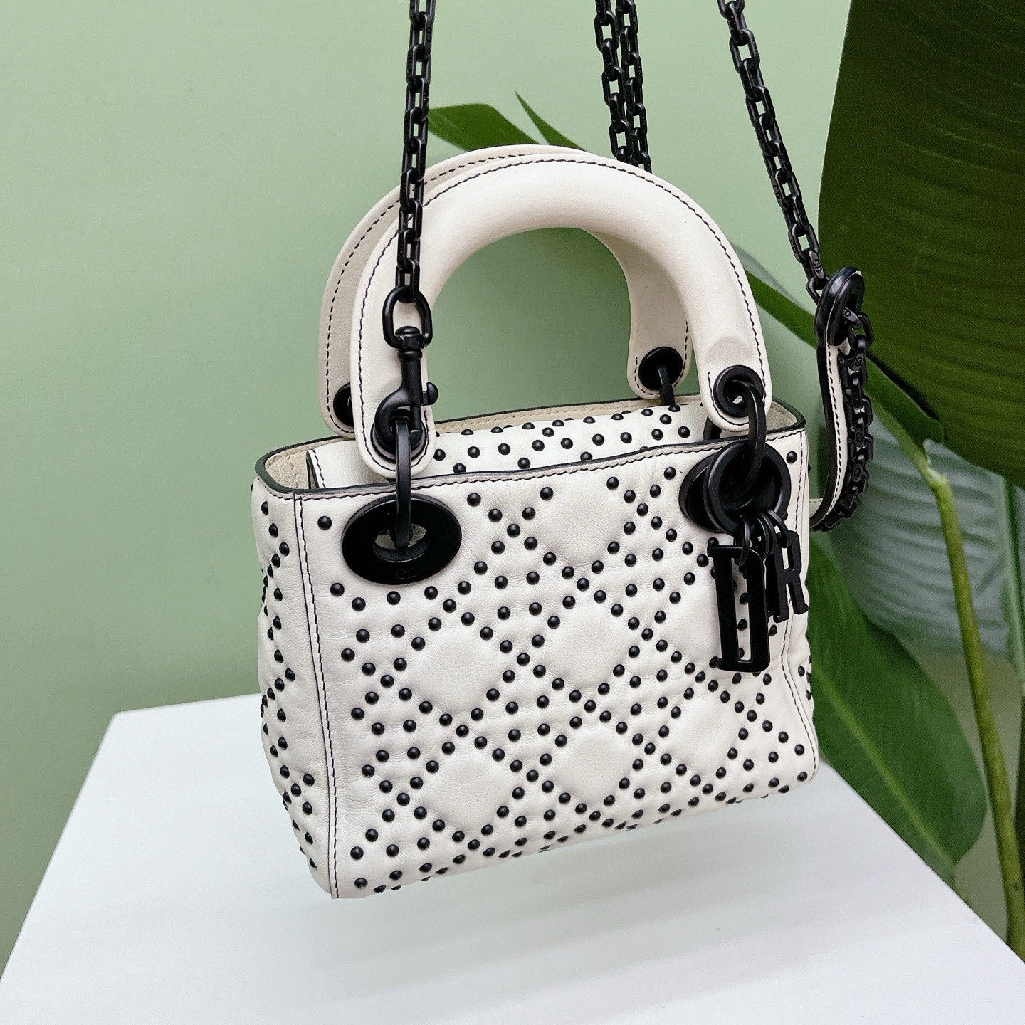 Dior - Lady Dior - Leather - White - (mini)