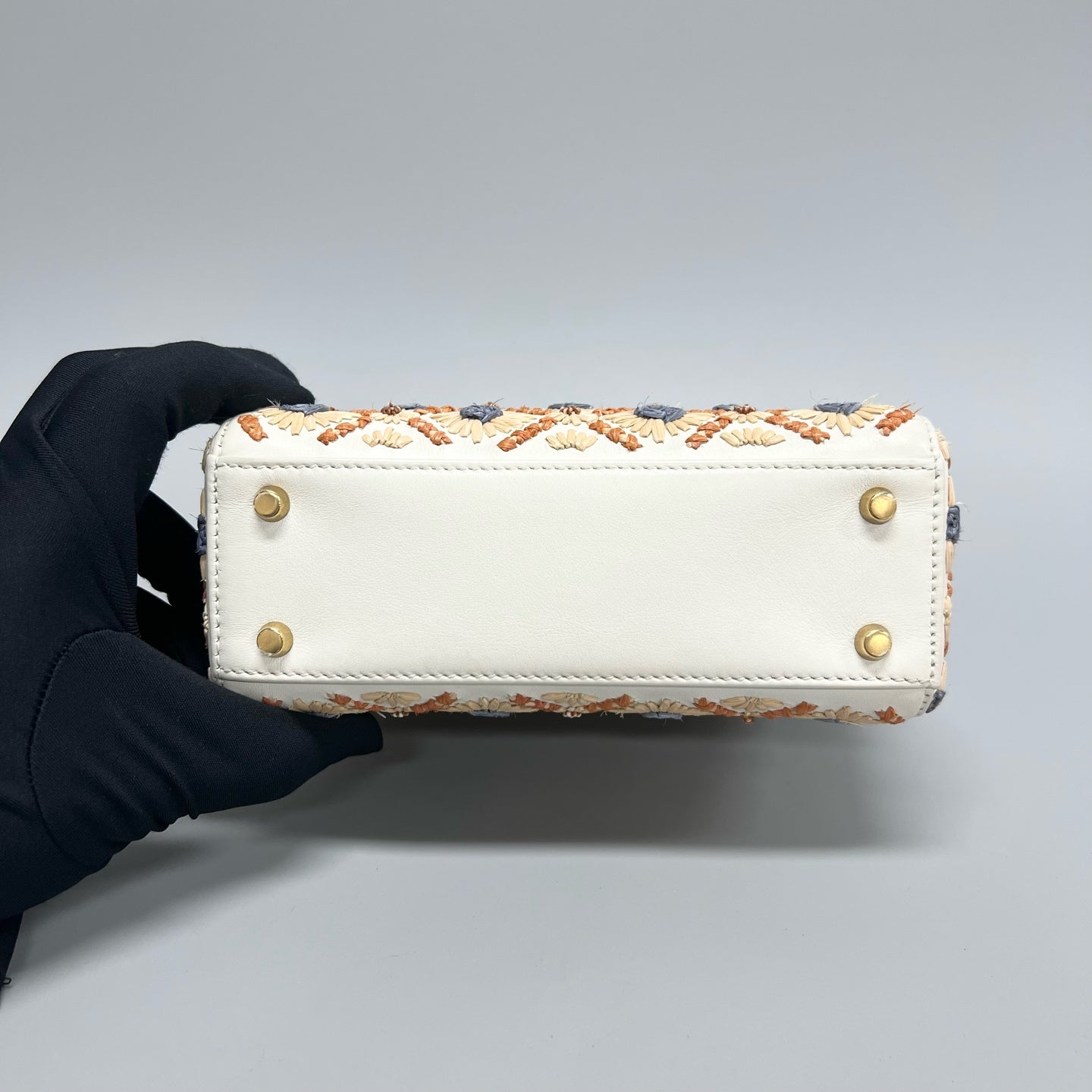 Dior - Lady Dior - Leather - White - (mini)