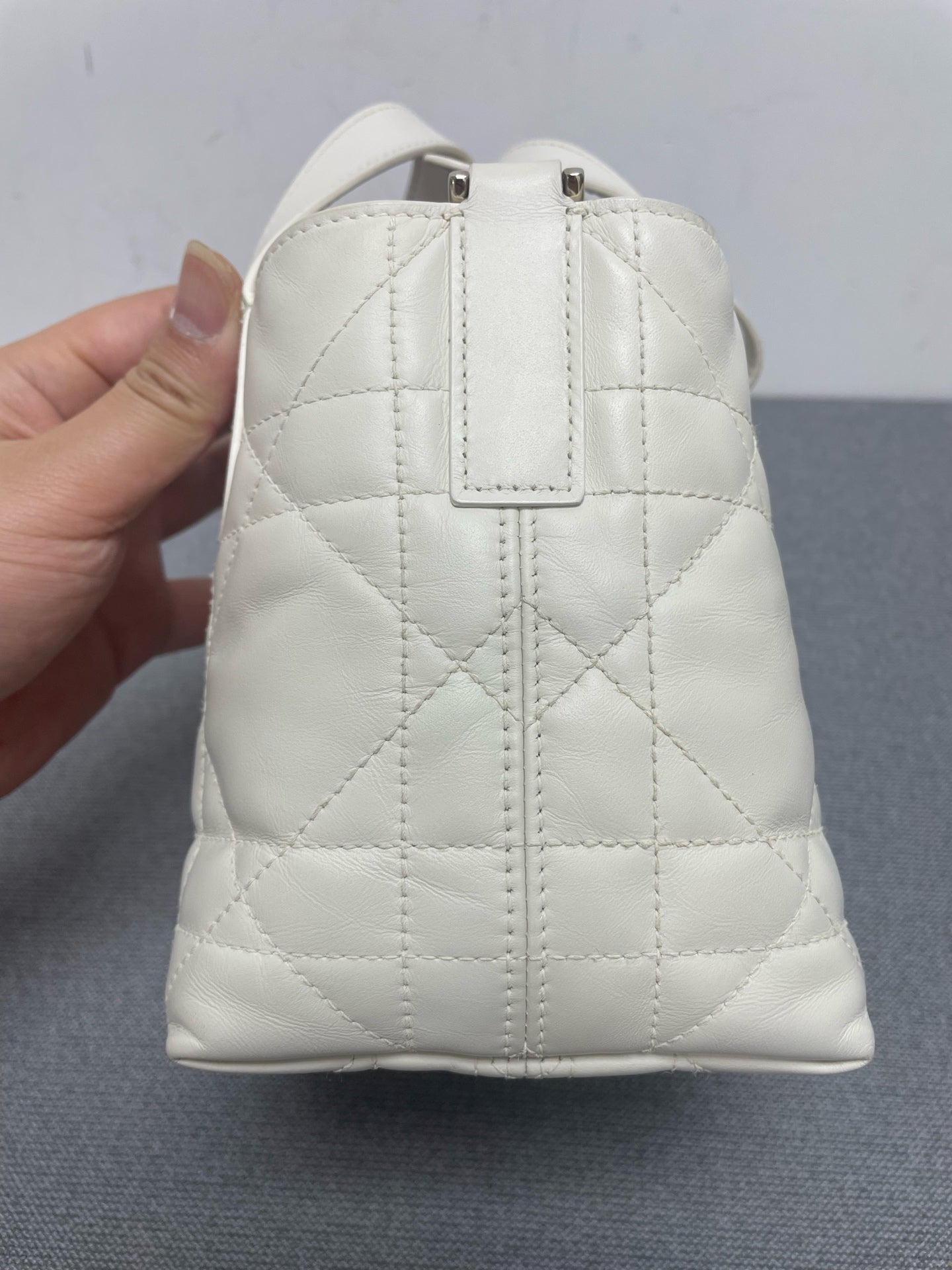 Dior - Lady Dior - Leather - White - (mini)
