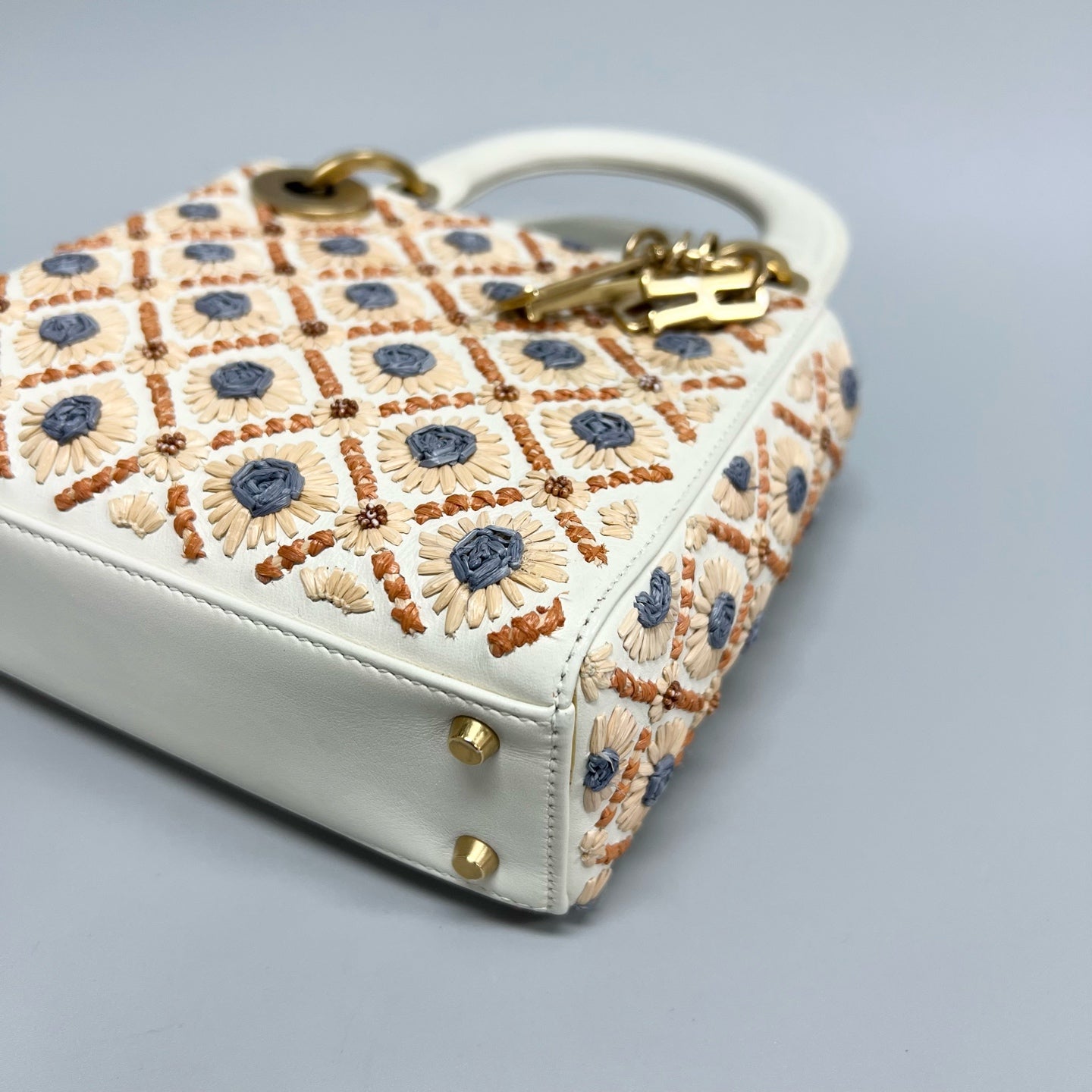 Dior - Lady Dior - Leather - White - (mini)