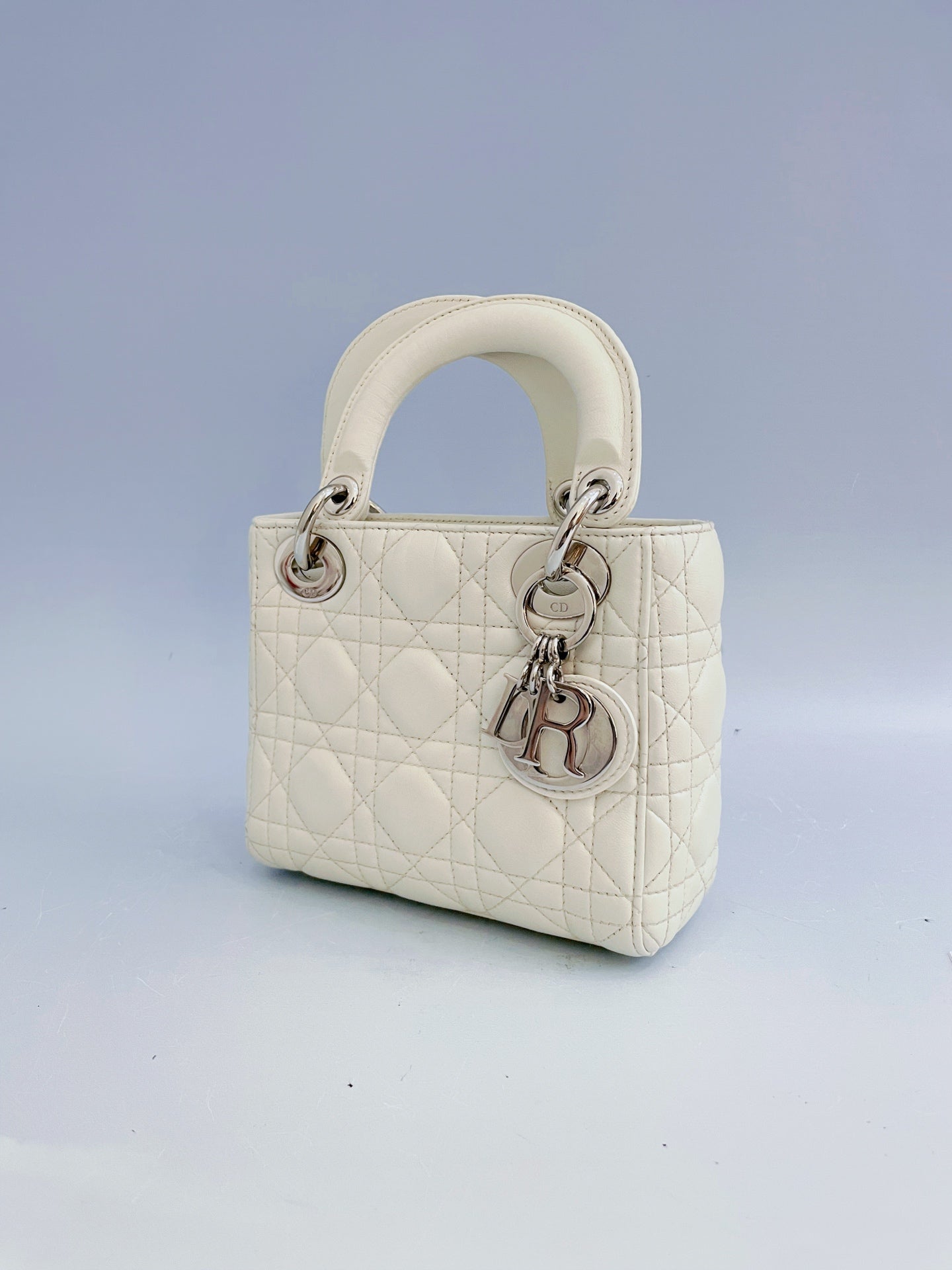 Dior - Lady Dior - Leather - White - (mini)