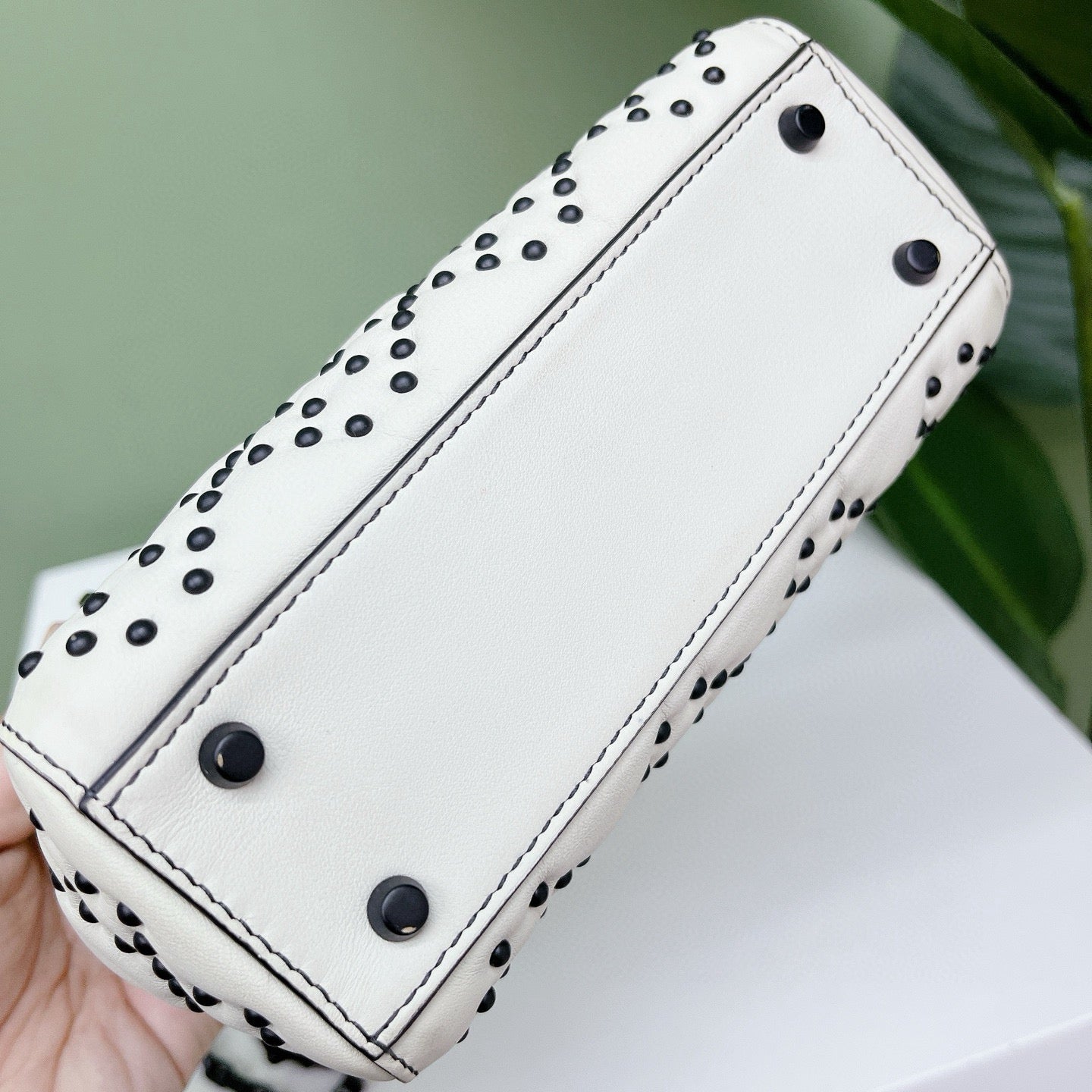 Dior - Lady Dior - Leather - White - (mini)
