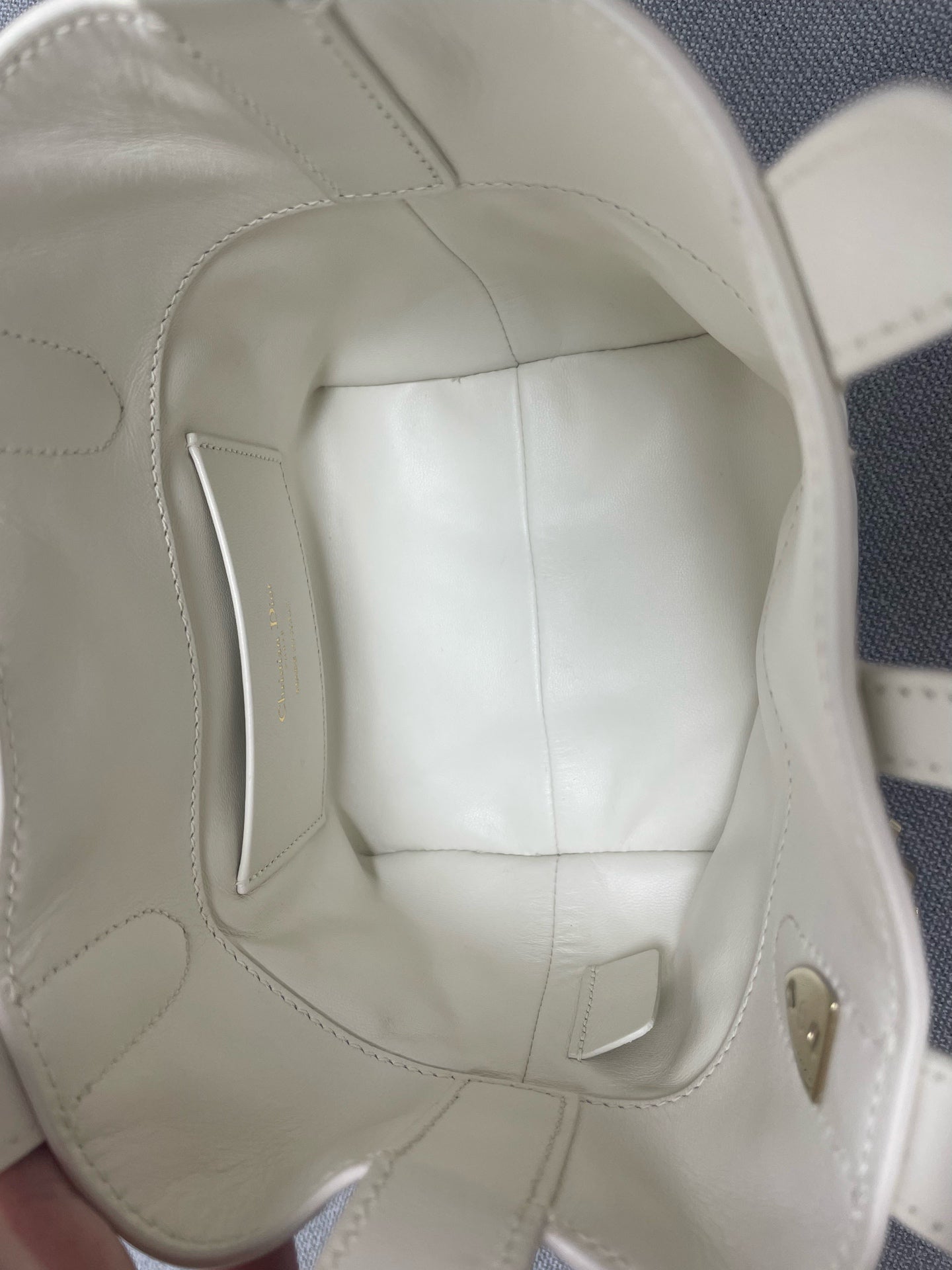 Dior - Lady Dior - Leather - White - (mini)