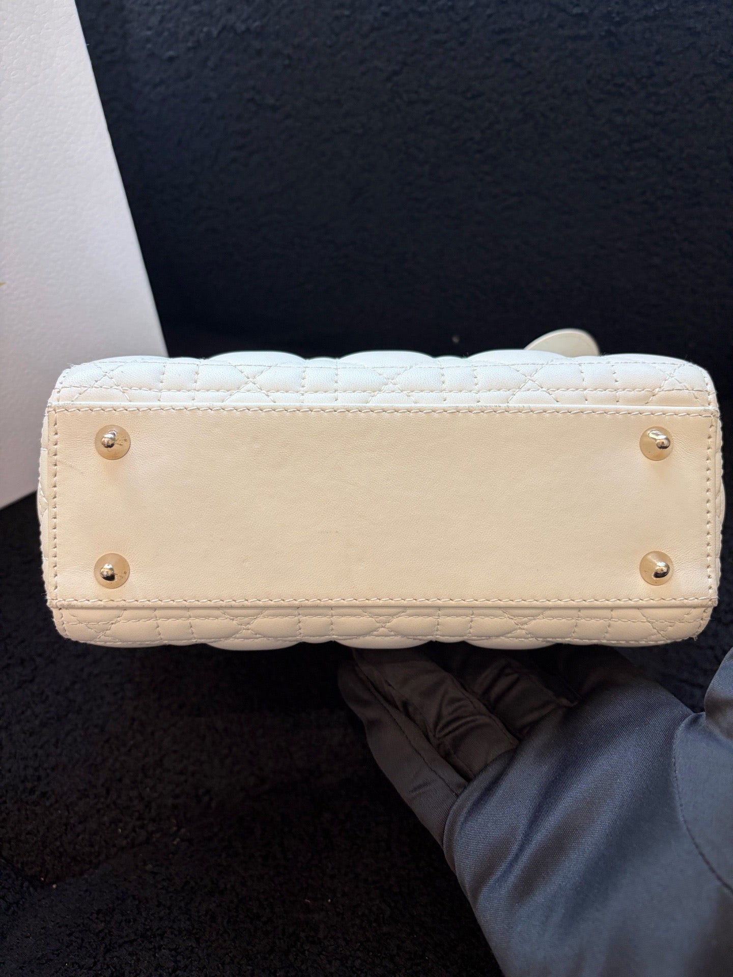 Dior - Lady Dior - Leather - White - (mini)