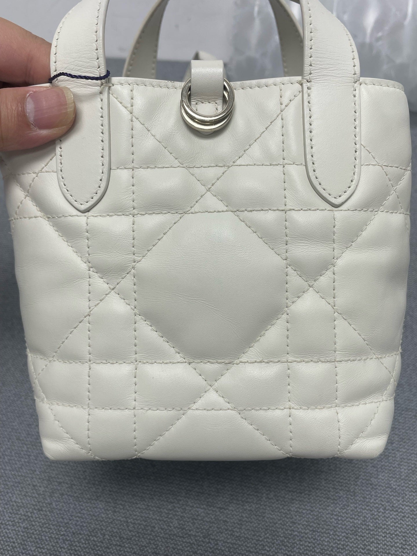 Dior - Lady Dior - Leather - White - (mini)