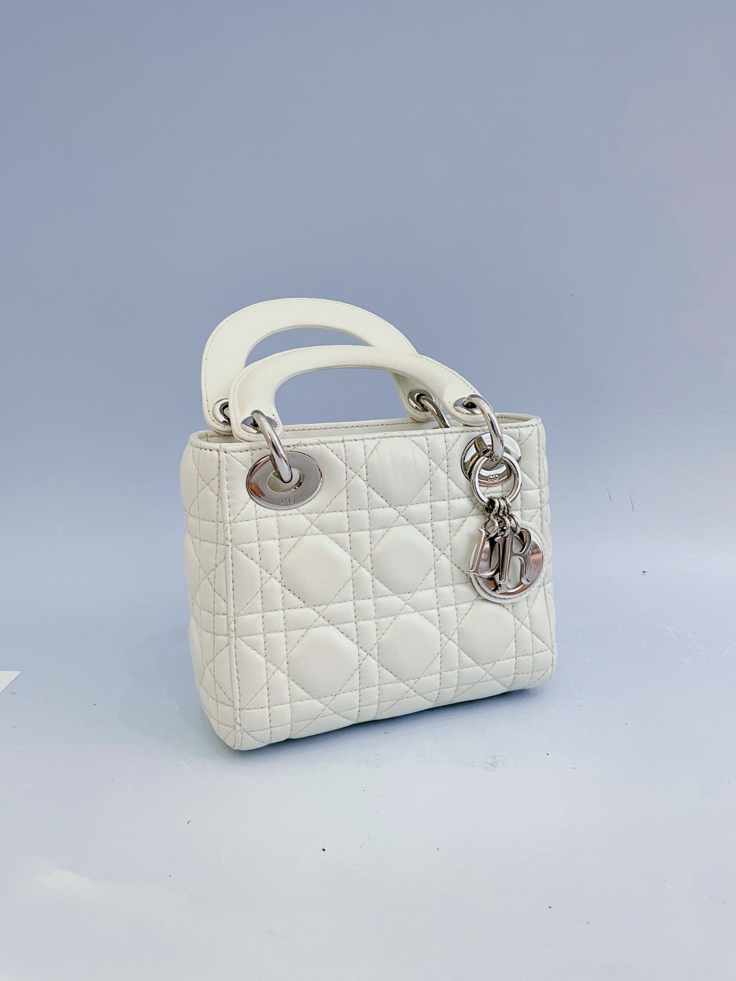 Dior - Lady Dior - Leather - White - (mini)