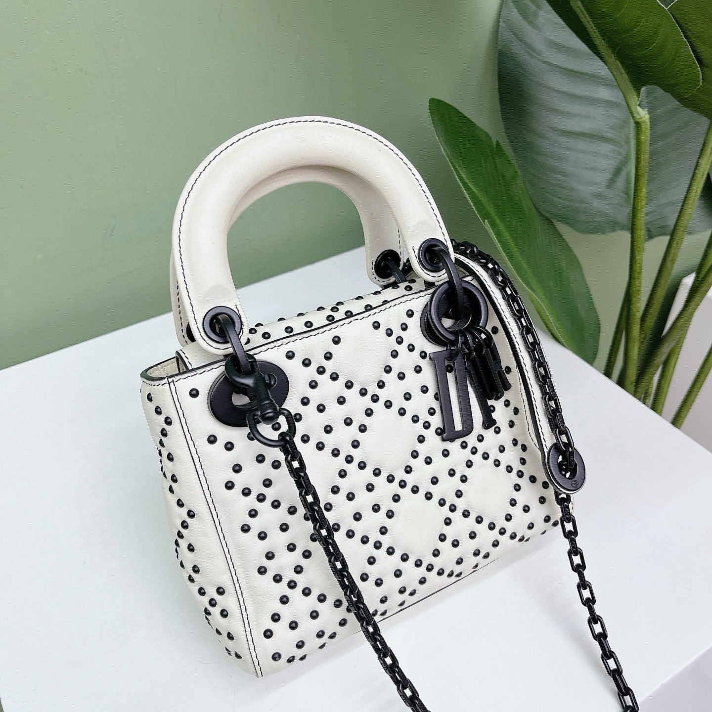 Dior - Lady Dior - Leather - White - (mini)