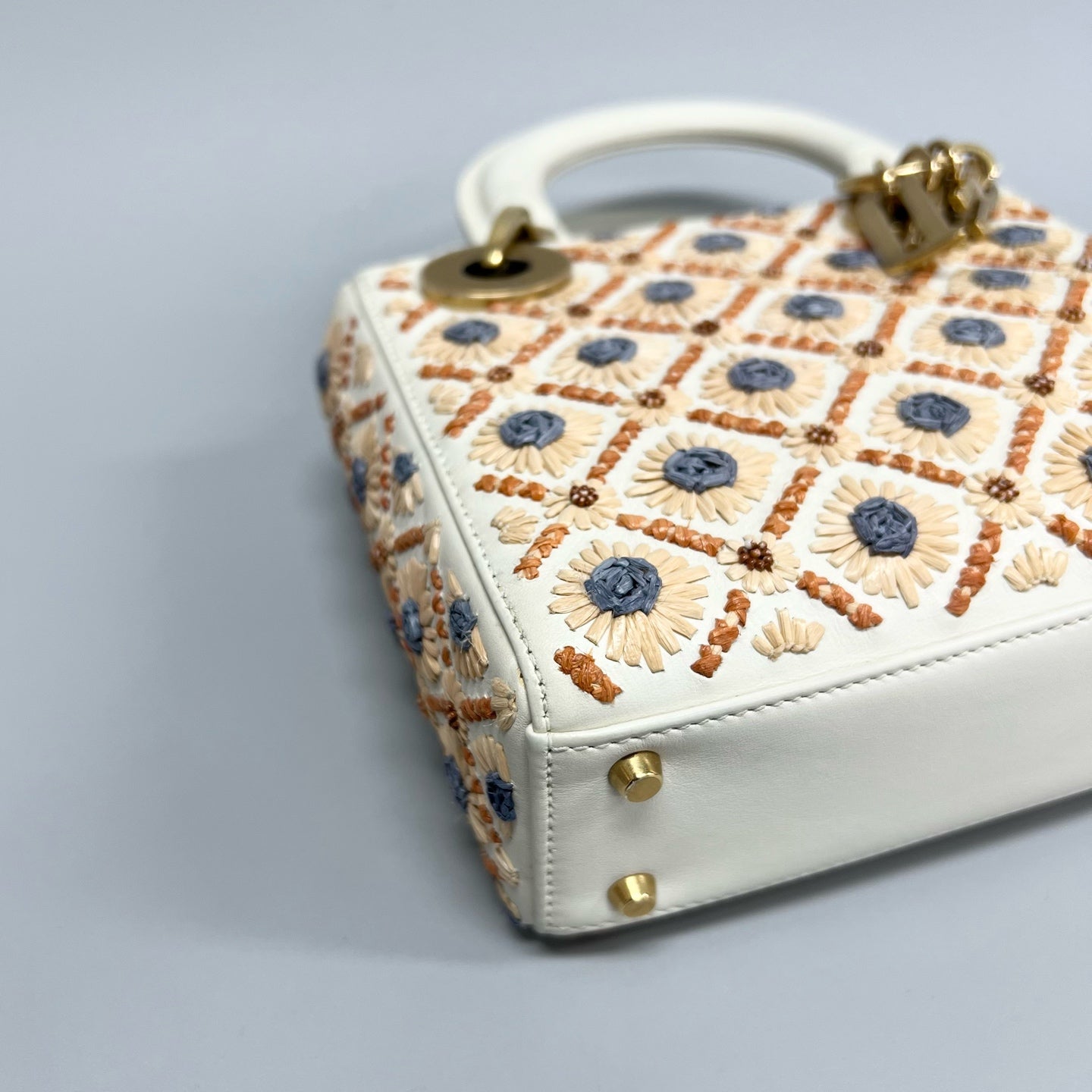 Dior - Lady Dior - Leather - White - (mini)