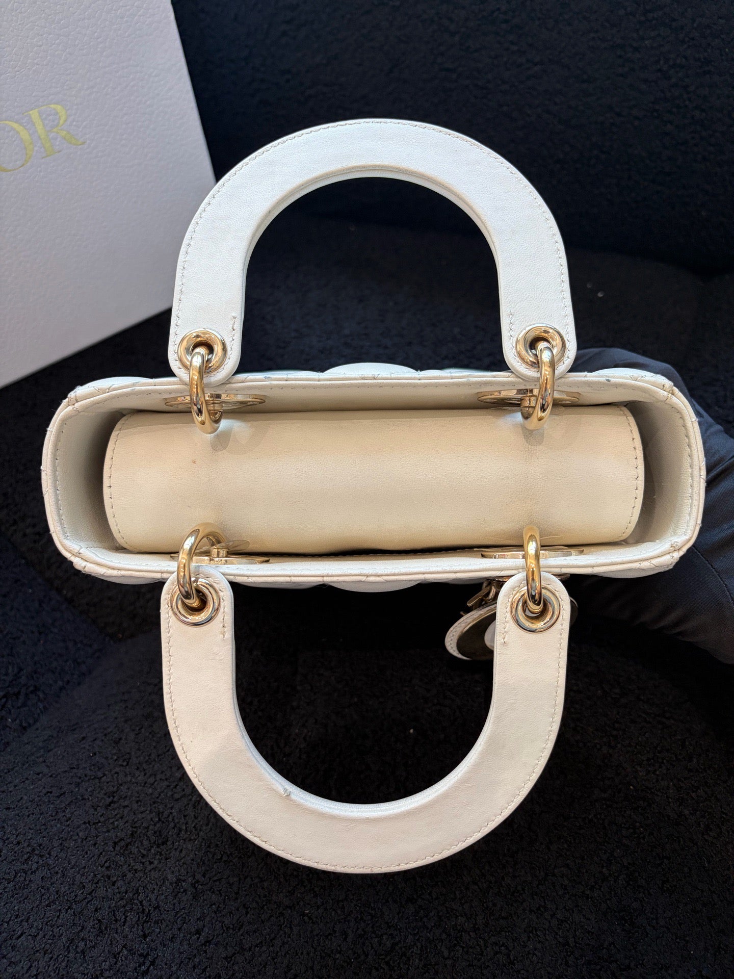 Dior - Lady Dior - Leather - White - (mini)