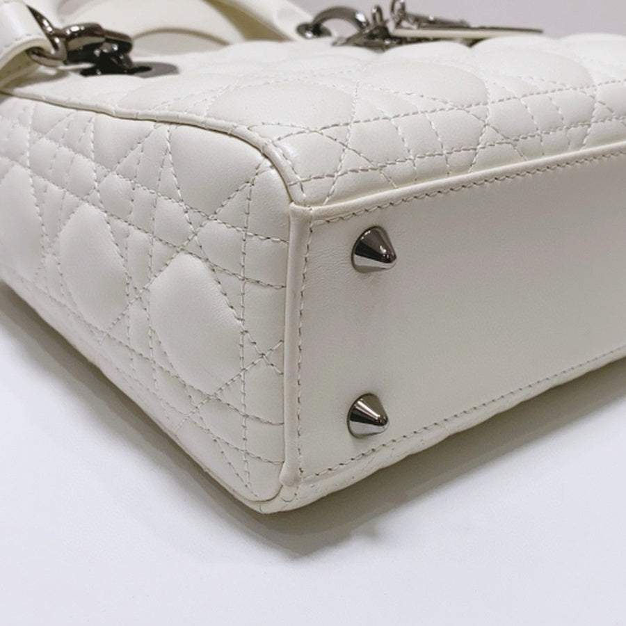Dior - Lady Dior - Leather - White - (mini)