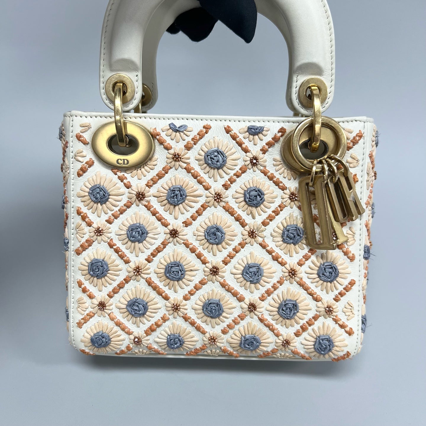 Dior - Lady Dior - Leather - White - (mini)