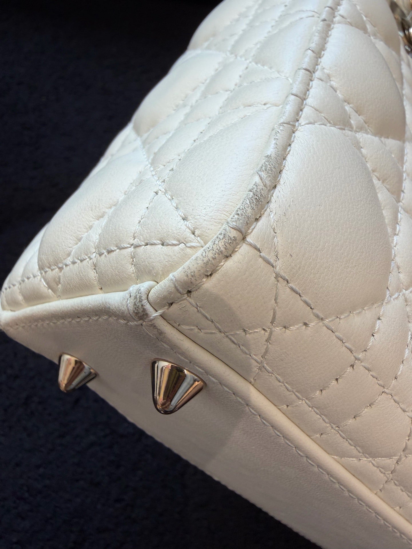 Dior - Lady Dior - Leather - White - (mini)