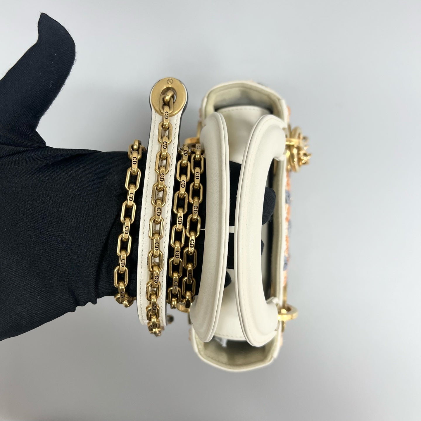 Dior - Lady Dior - Leather - White - (mini)