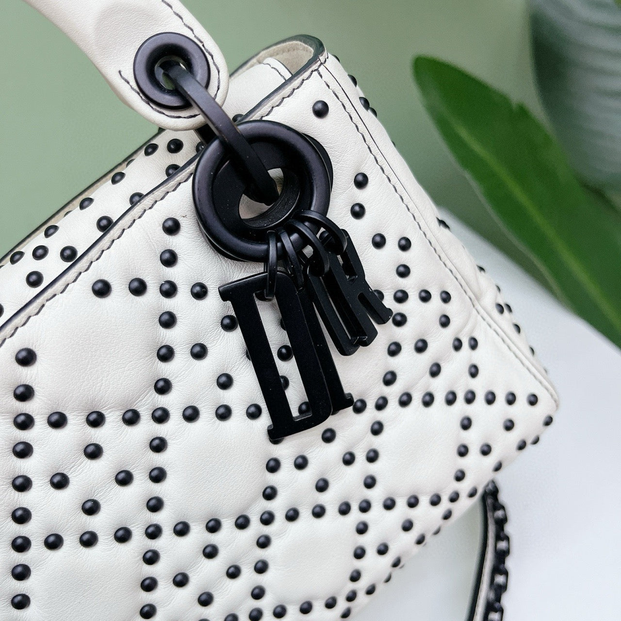 Dior - Lady Dior - Leather - White - (mini)