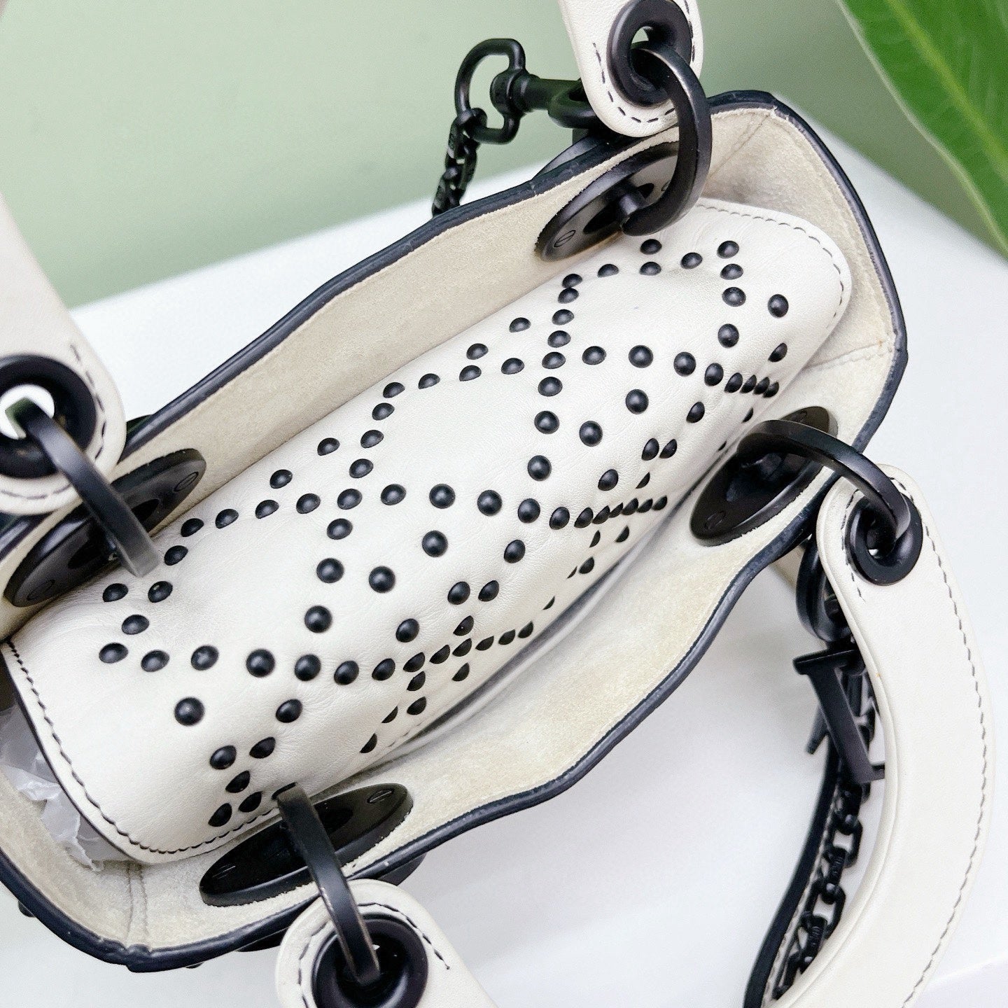 Dior - Lady Dior - Leather - White - (mini)