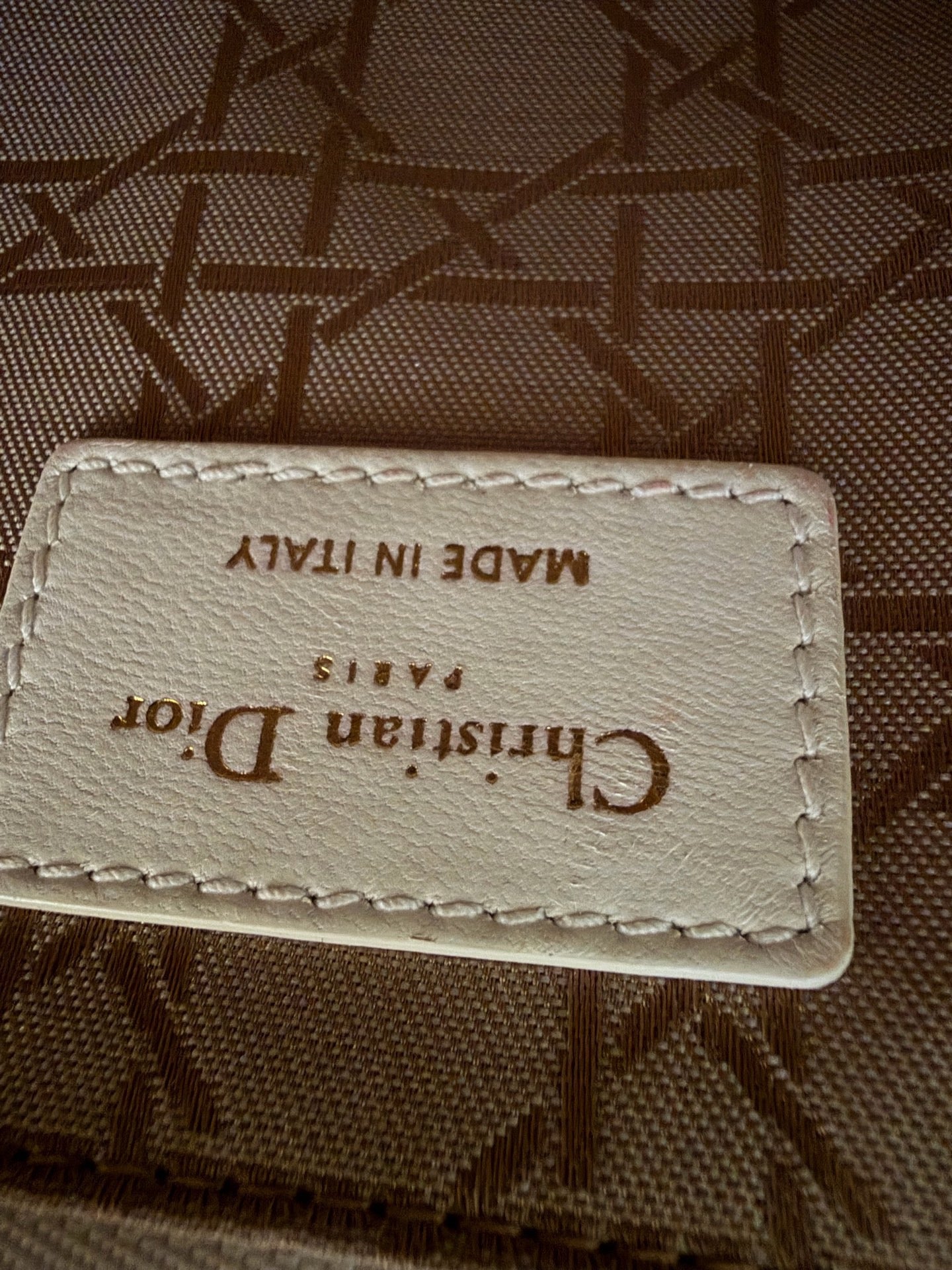 Dior - Lady Dior - Leather - White - (mini)