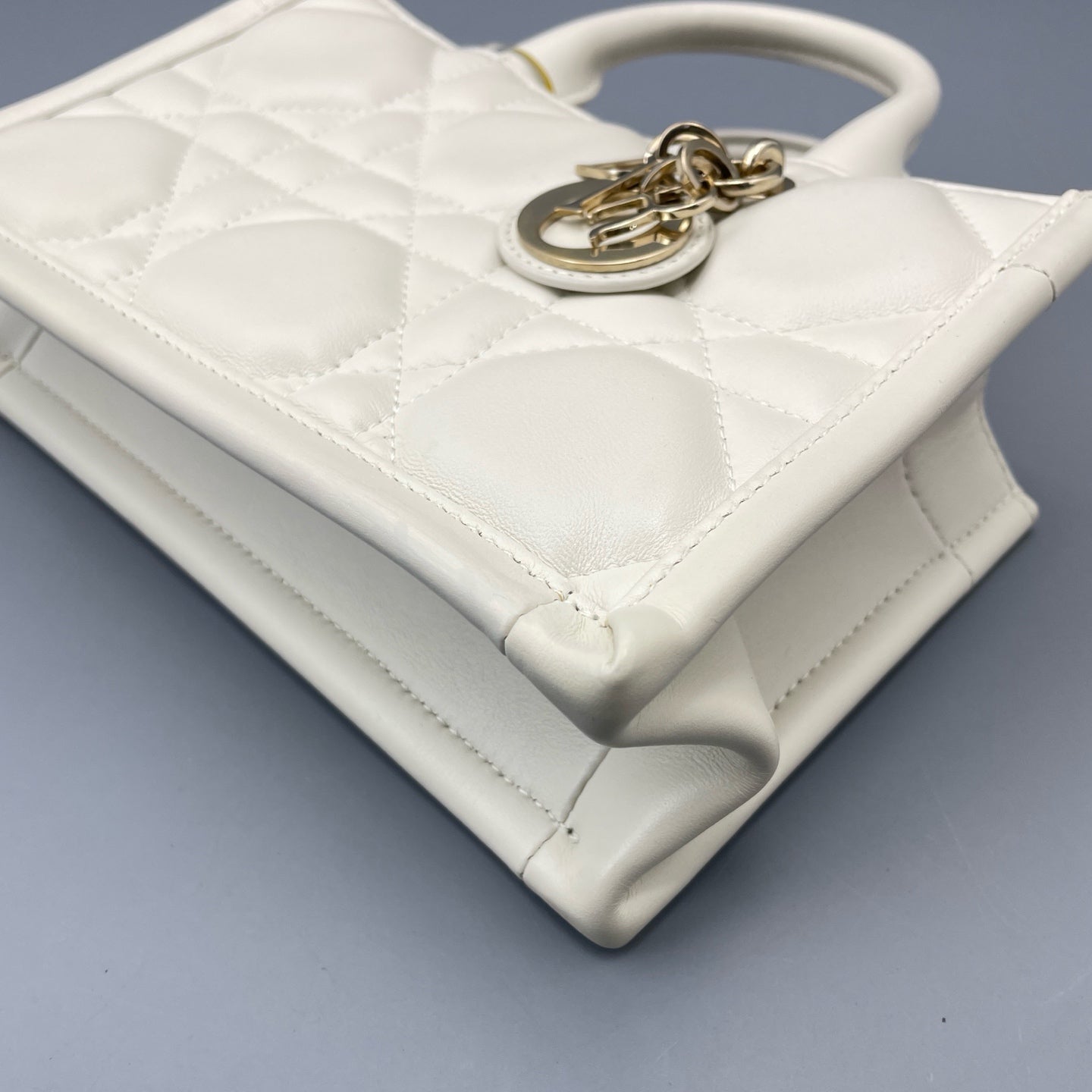 Dior - Lady Dior - Leather - White - (mini)