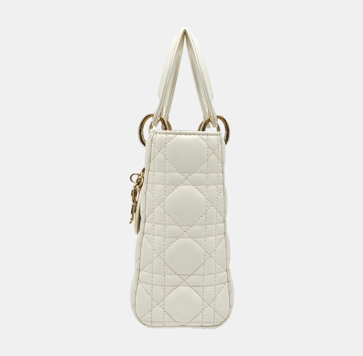 Dior - Lady Dior - Leather - White - (Small)