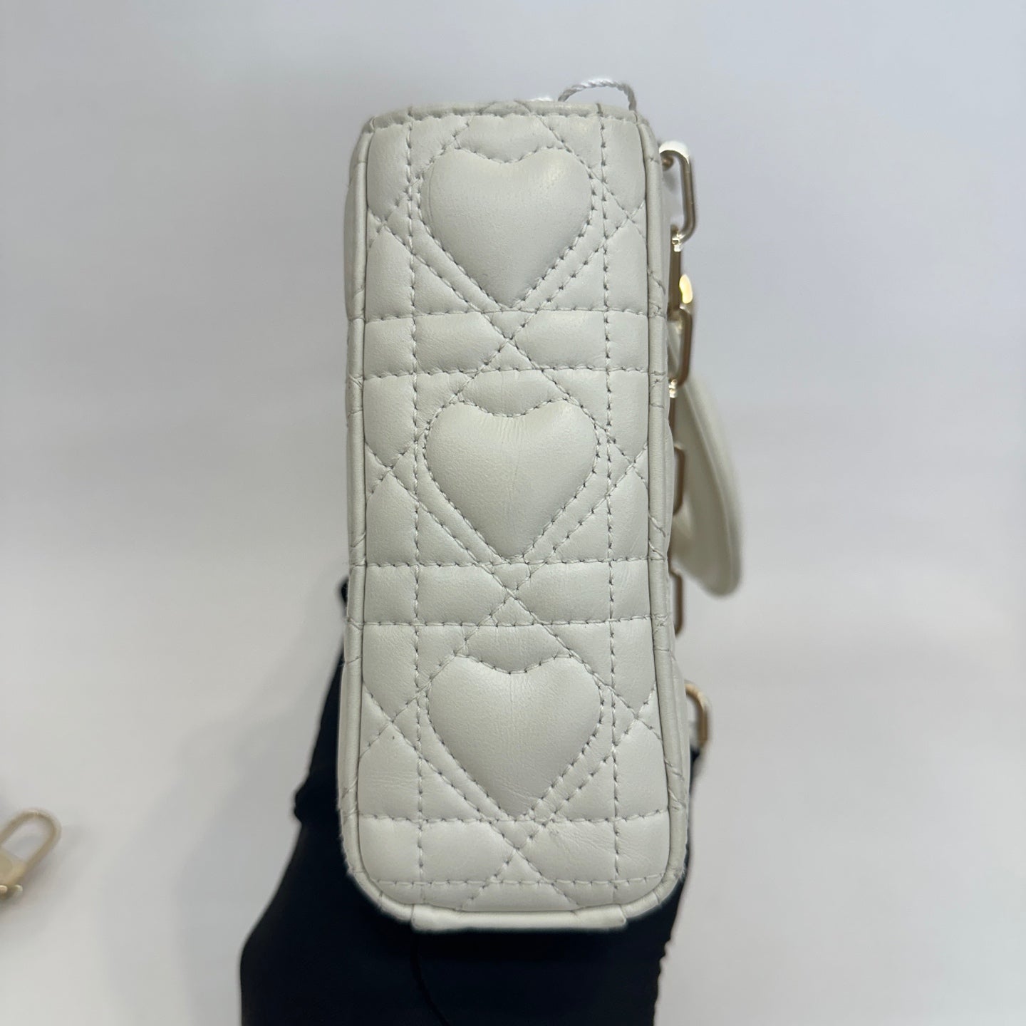 Dior - Lady Dior - Leather - White - (small)