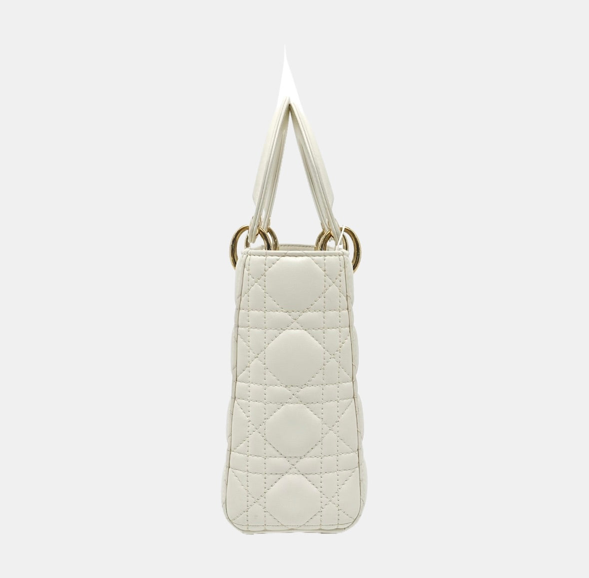 Dior - Lady Dior - Leather - White - (Small)