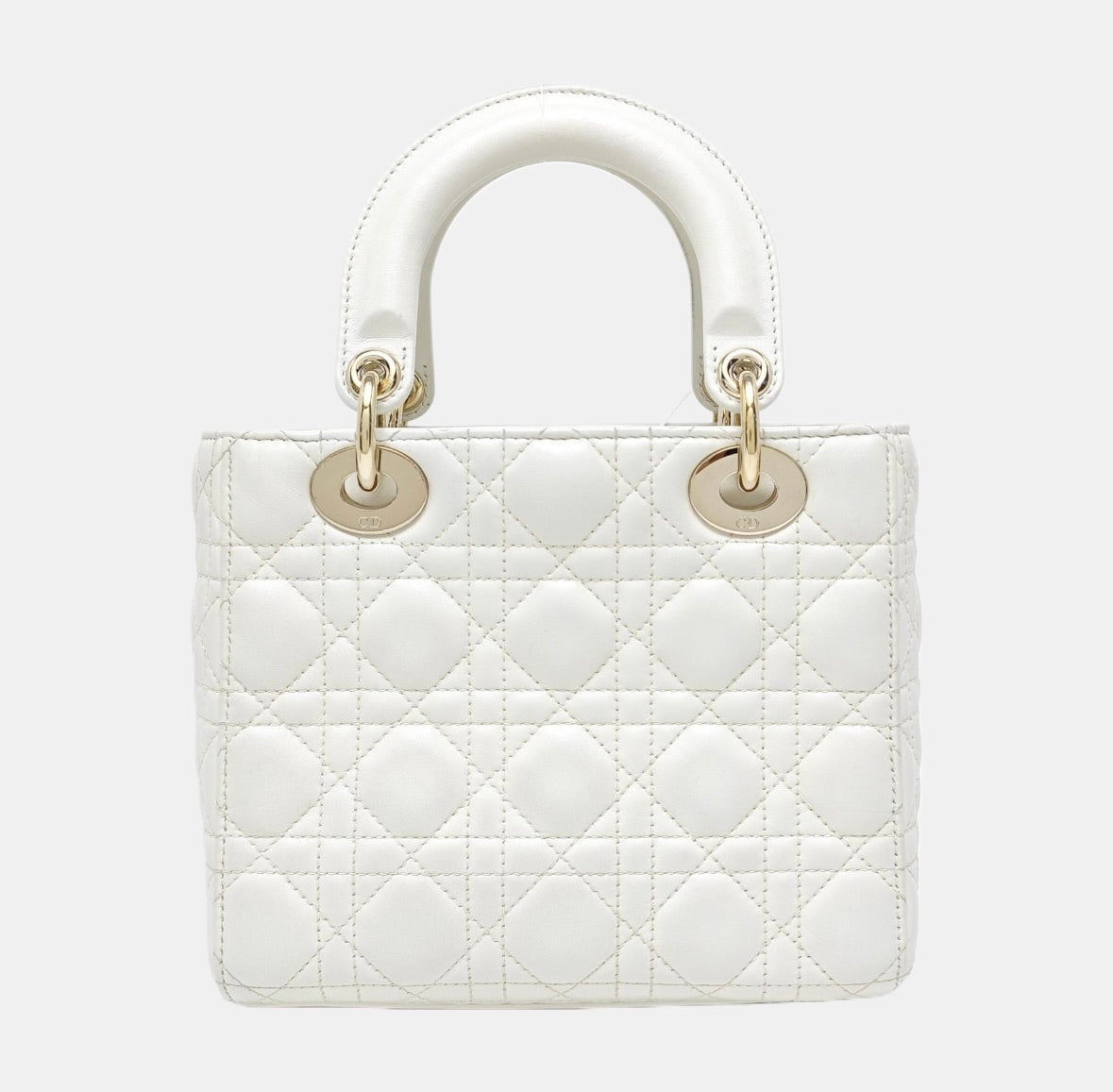 Dior - Lady Dior - Leather - White - (Small)