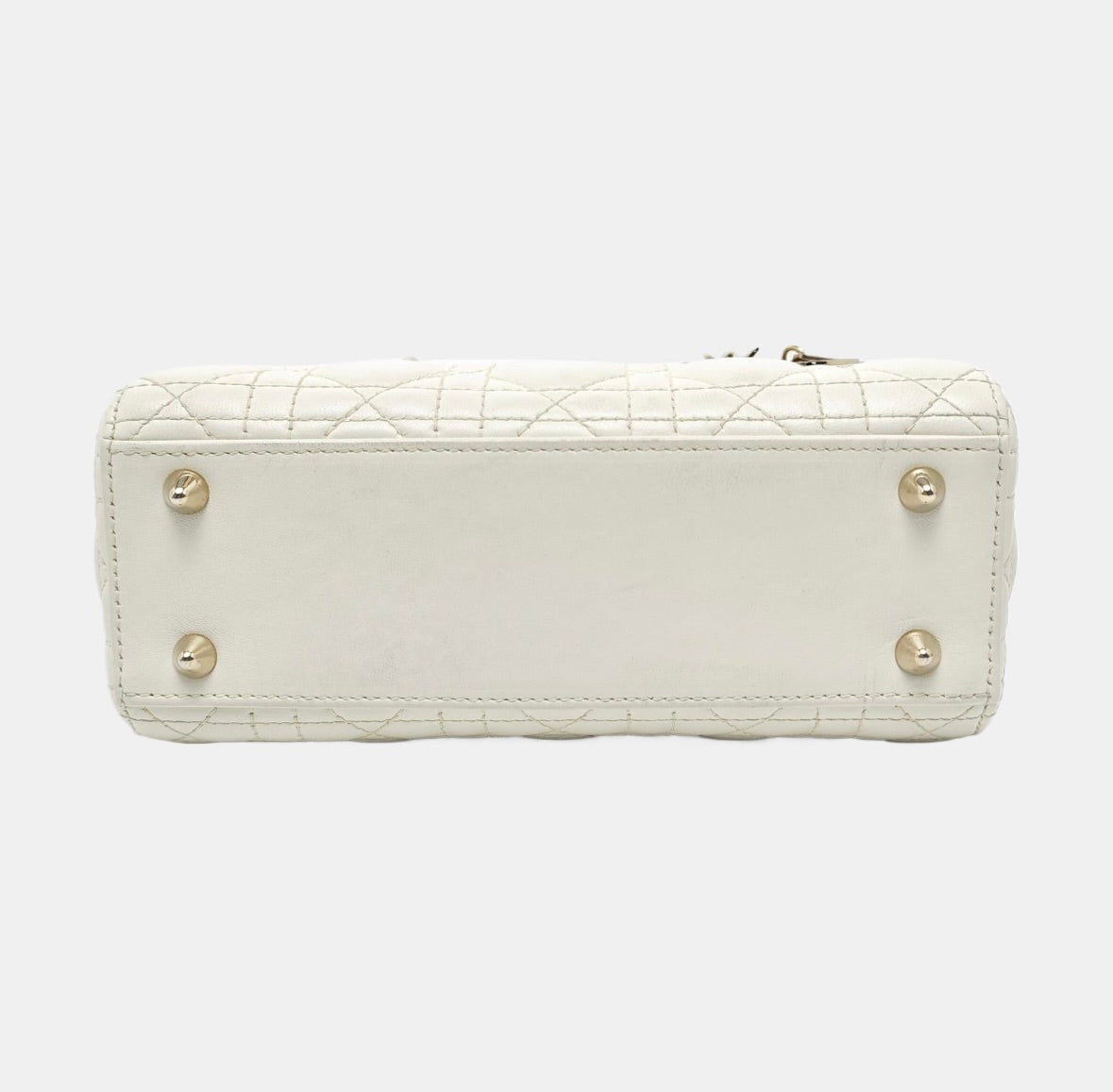 Dior - Lady Dior - Leather - White - (small)