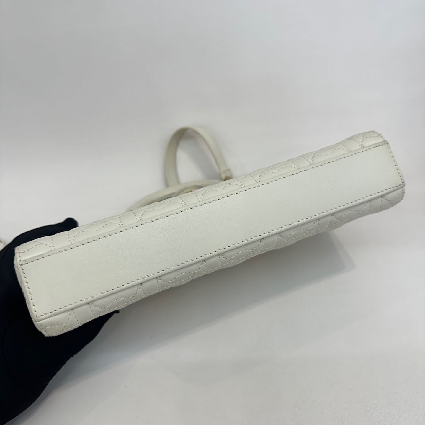 Dior - Lady Dior - Leather - White - (small)
