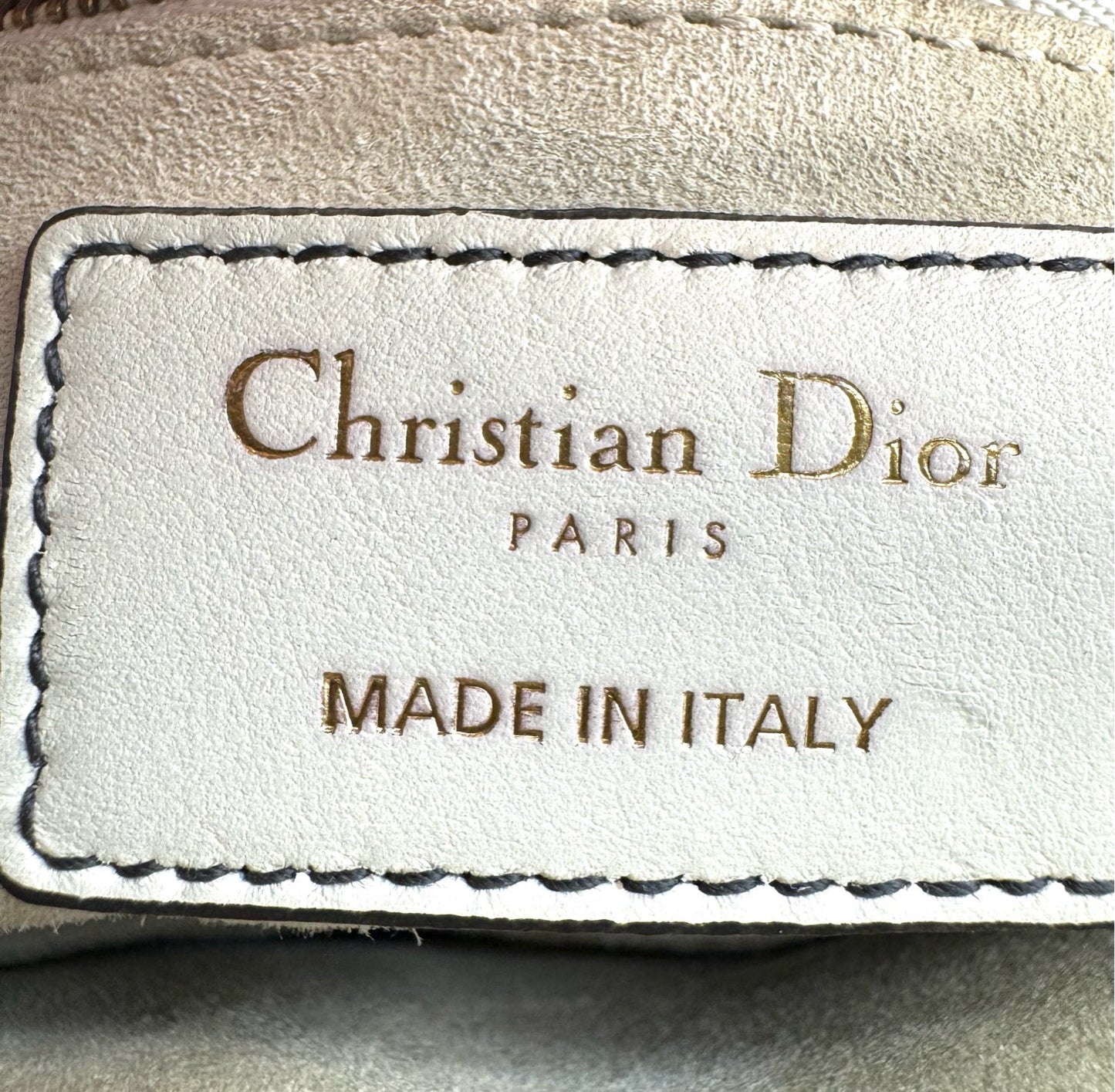 Dior - Lady Dior - Leather - White - (small)
