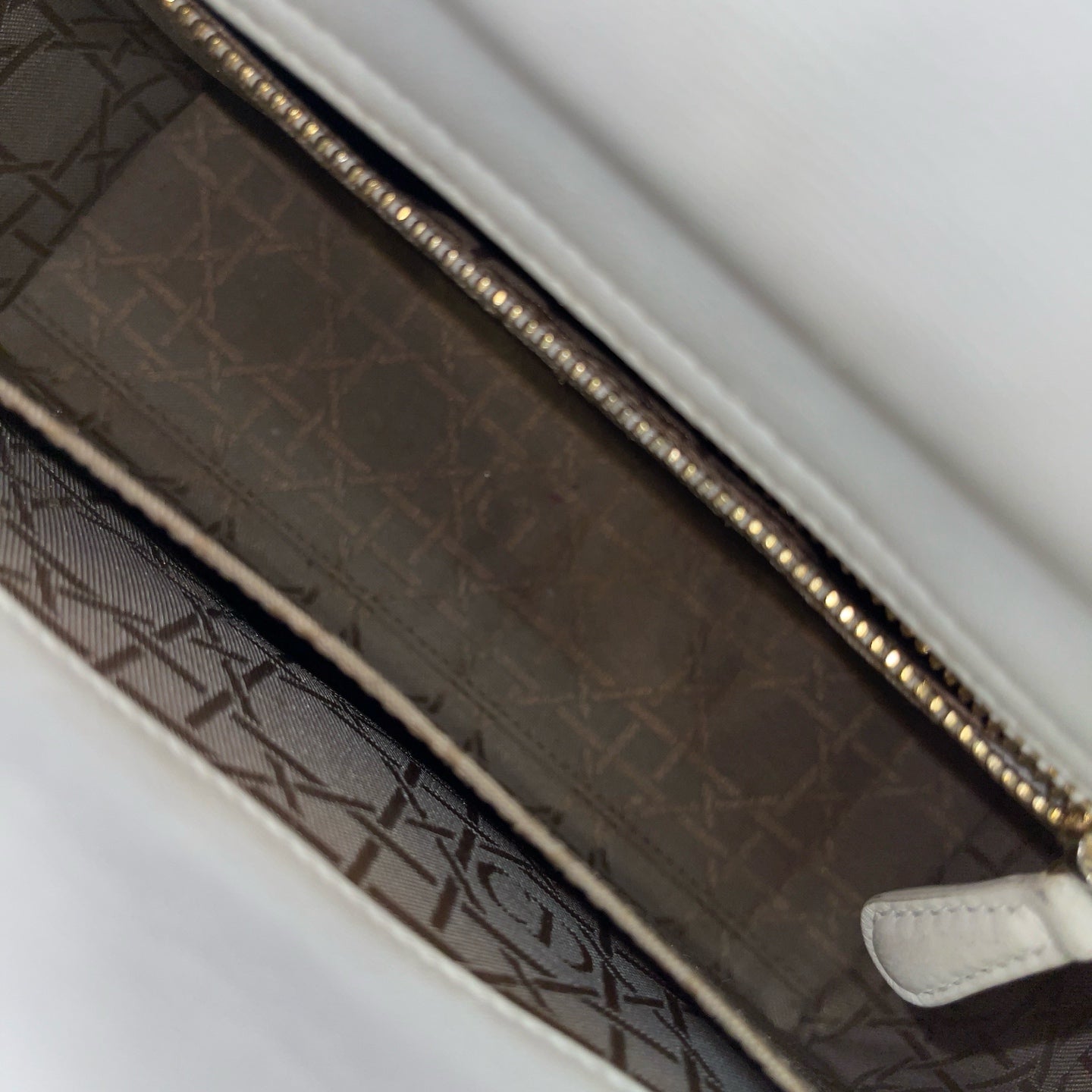 Dior - Lady Dior - Leather - White - (small)