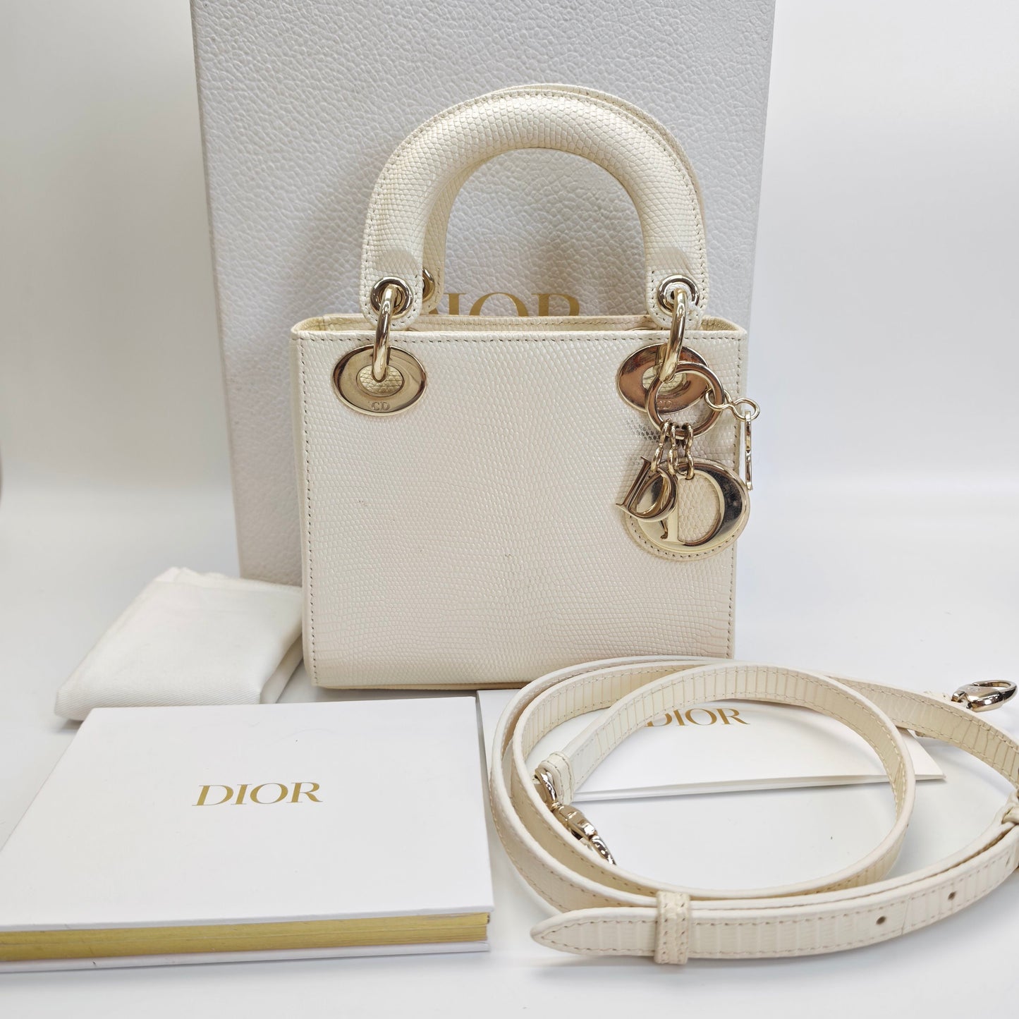 Dior - Lady Dior - Lizard - Beige - (mini)