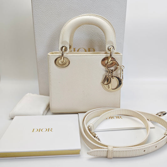 Dior - Lady Dior - Lizard - Beige - (mini)