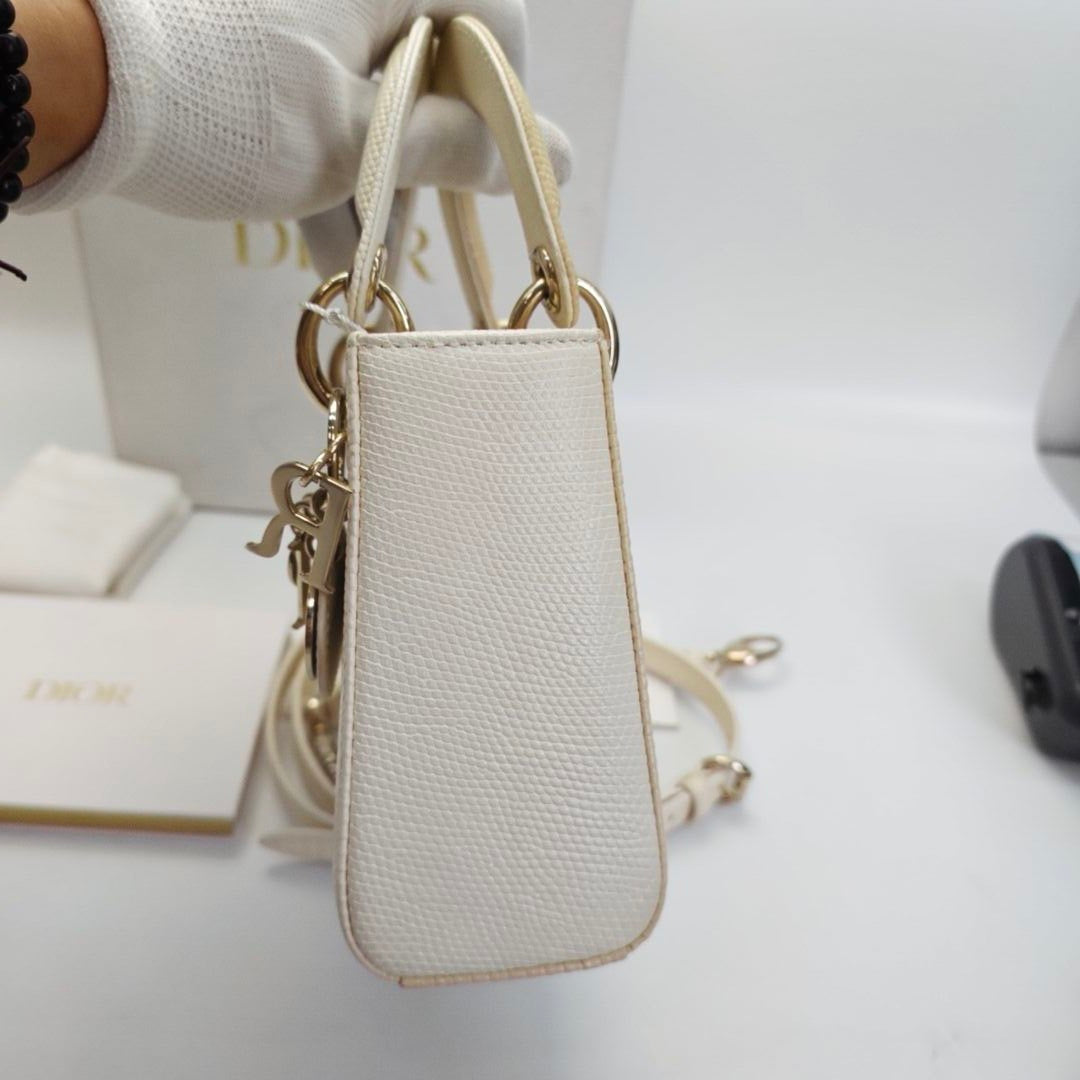 Dior - Lady Dior - Lizard - Beige - (mini)
