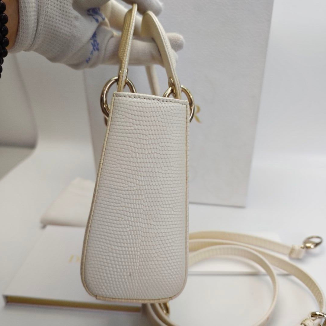 Dior - Lady Dior - Lizard - Beige - (mini)