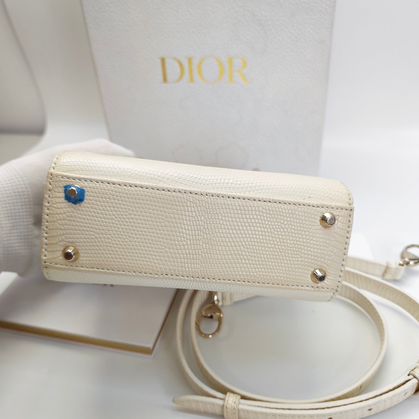 Dior - Lady Dior - Lizard - Beige - (mini)