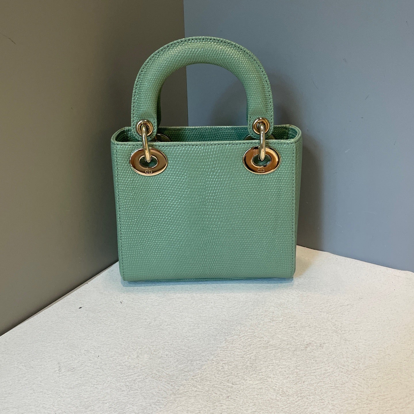 Dior - Lady Dior - Lizard - Green - (mini)