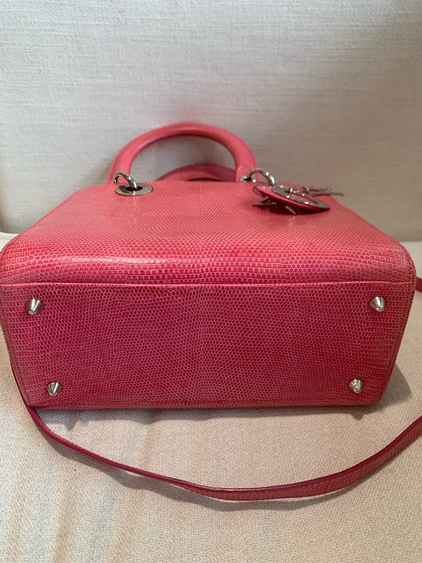 Dior - Lady Dior - Lizard - Pink - (medium)