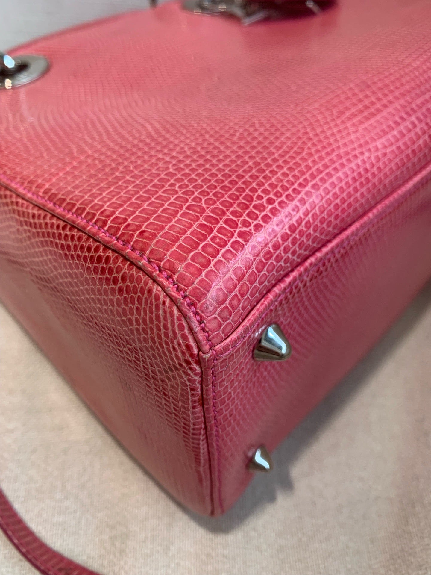 Dior - Lady Dior - Lizard - Pink - (medium)