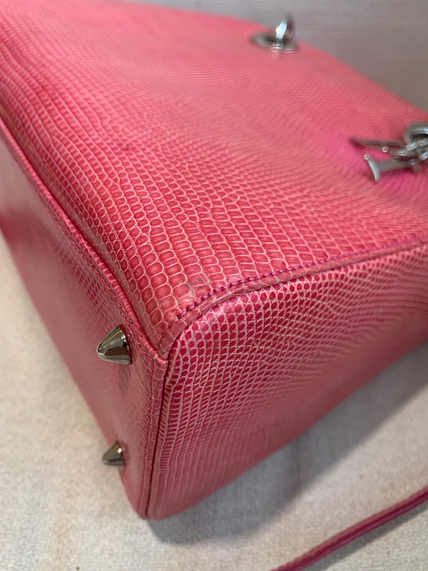 Dior - Lady Dior - Lizard - Pink - (medium)