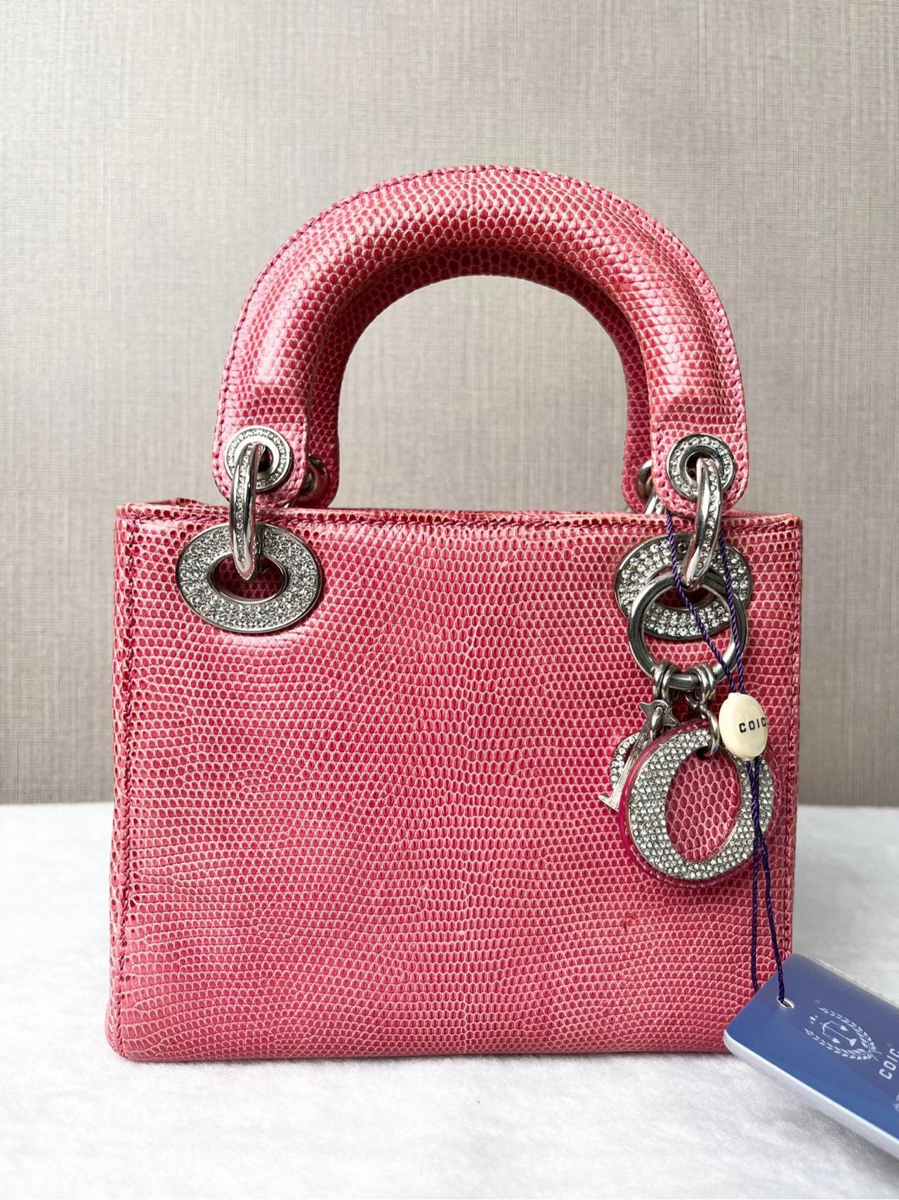 Dior - Lady Dior - Lizard - Pink - (mini)
