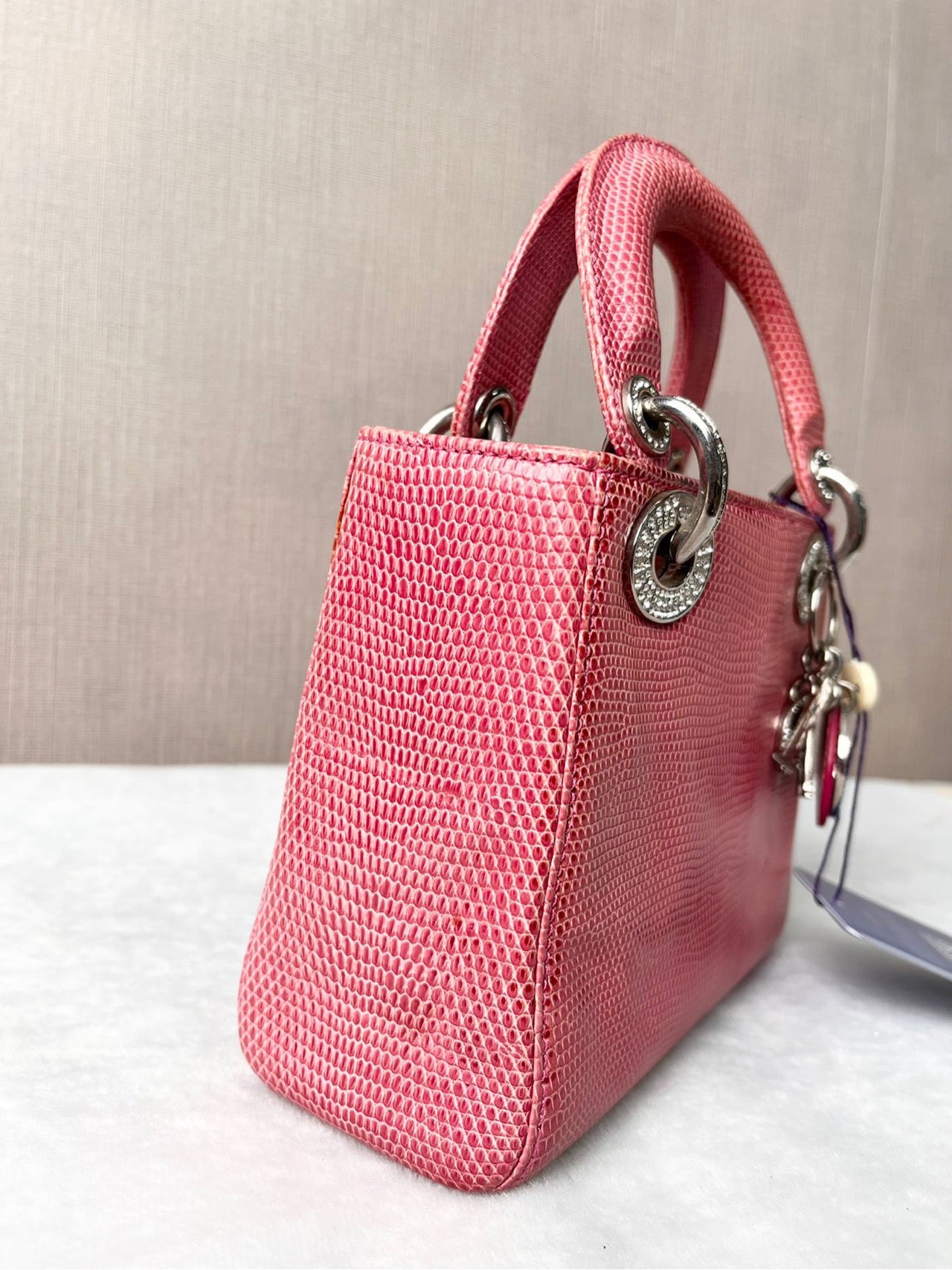 Dior - Lady Dior - Lizard - Pink - (mini)