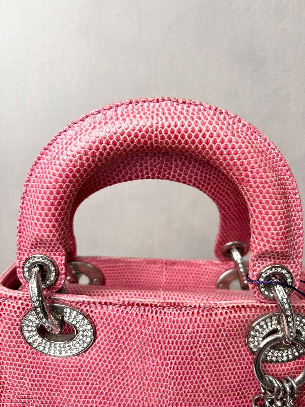 Dior - Lady Dior - Lizard - Pink - (mini)