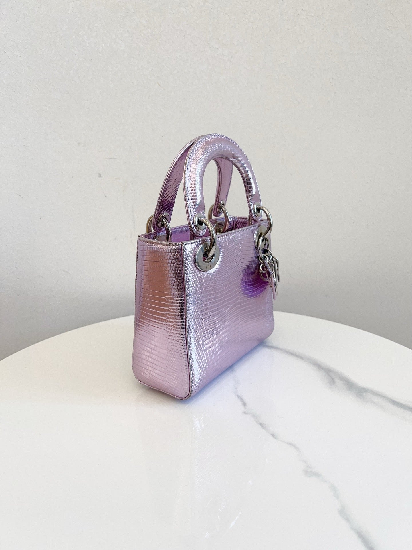 Dior - Lady Dior - Lizard - Purple - (mini)