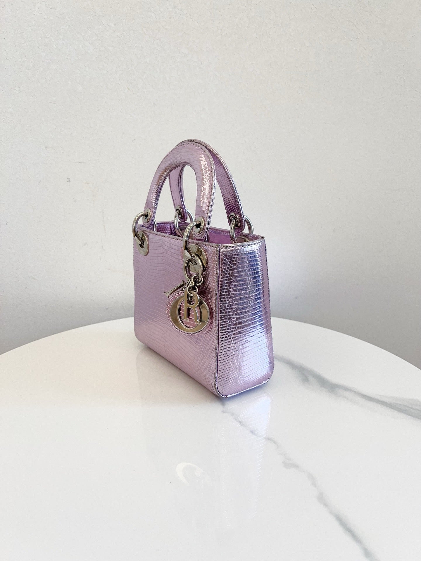 Dior - Lady Dior - Lizard - Purple - (mini)