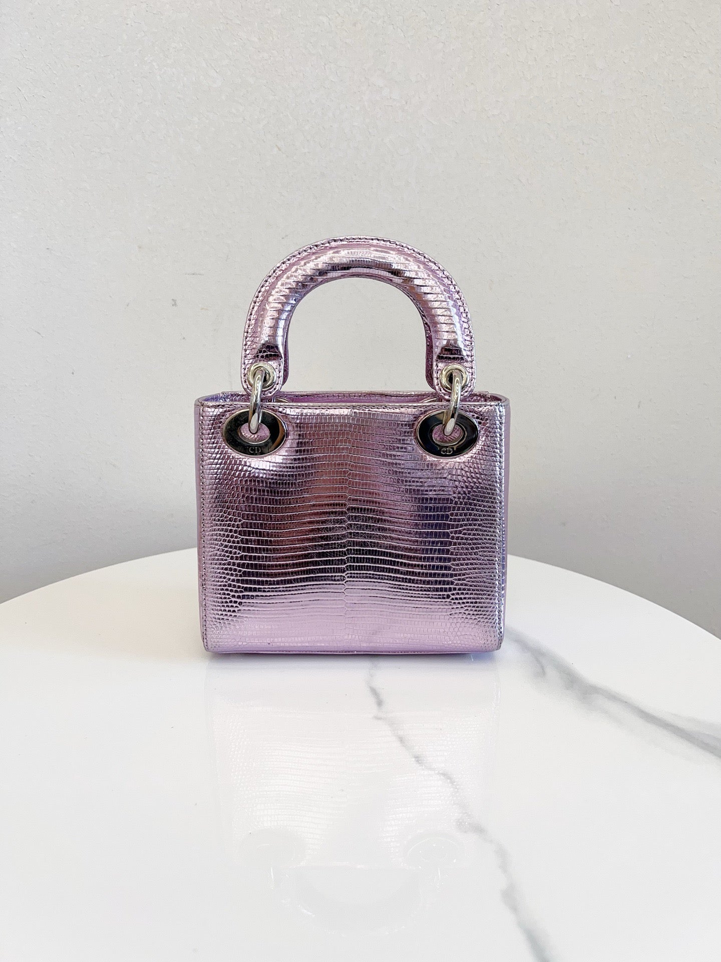 Dior - Lady Dior - Lizard - Purple - (mini)