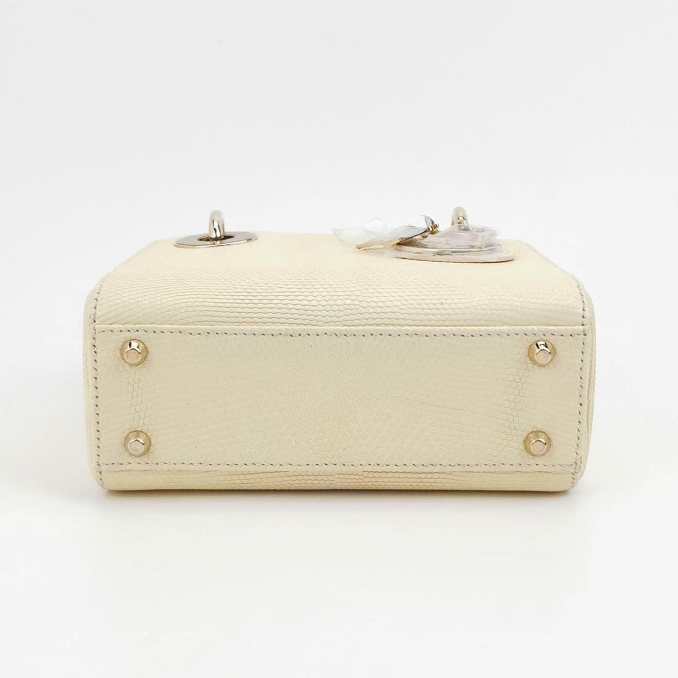 Dior - Lady Dior - Lizard - Yellow - (mini)