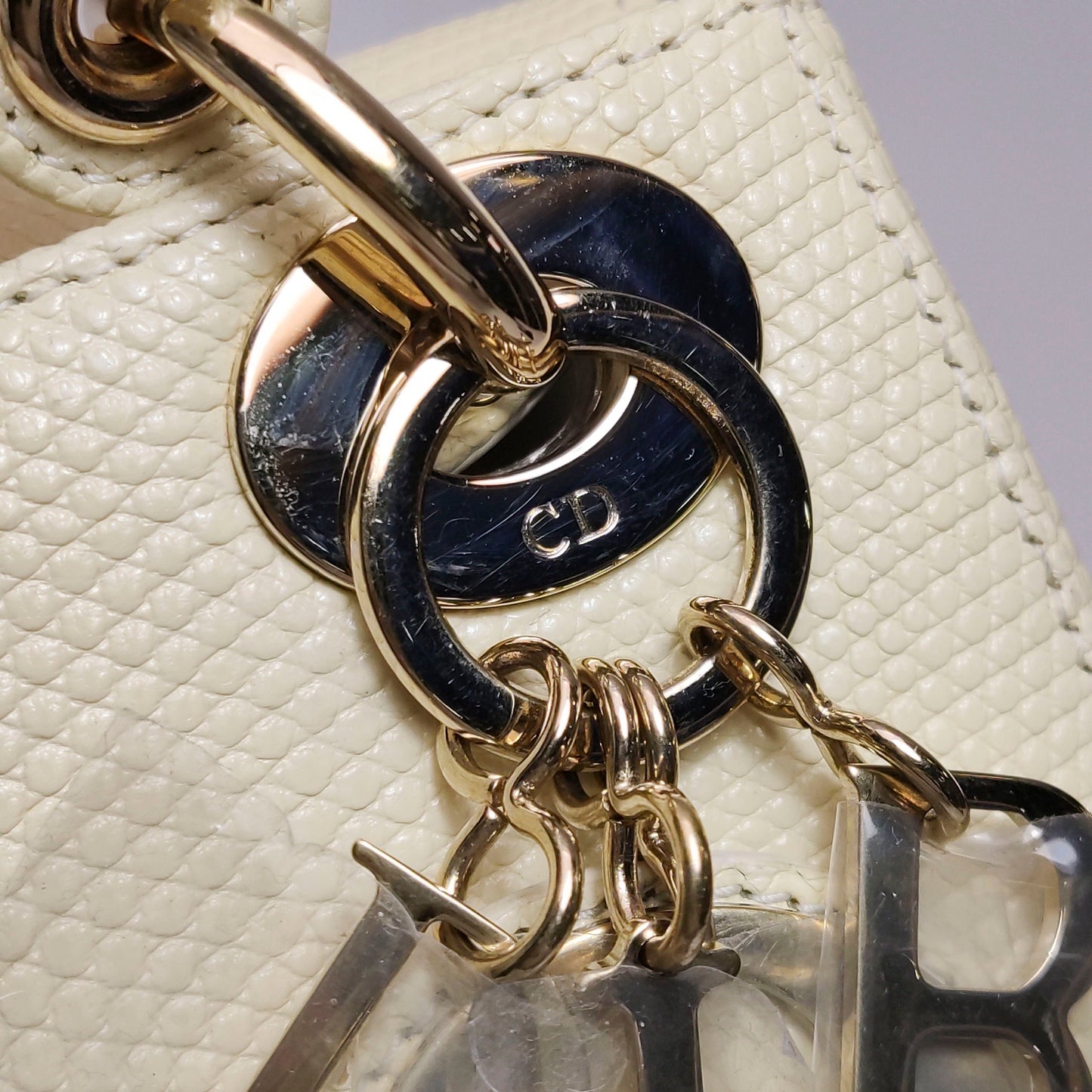 Dior - Lady Dior - Lizard - Yellow - (mini)