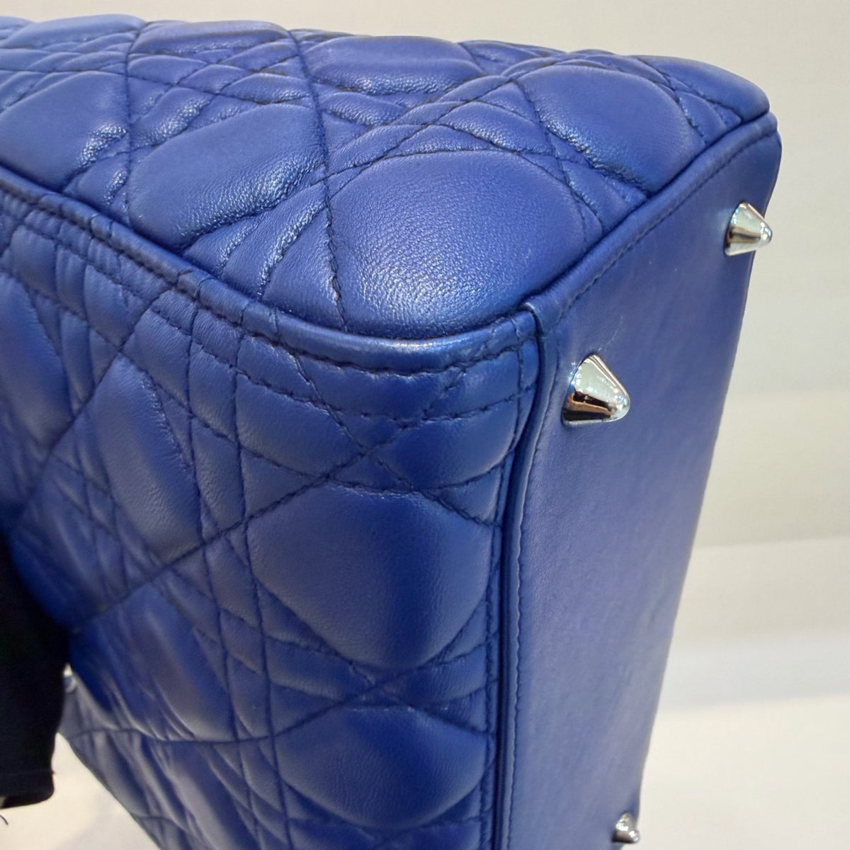 Dior - Lady Dior Medium - Leather - Blue - (medium)