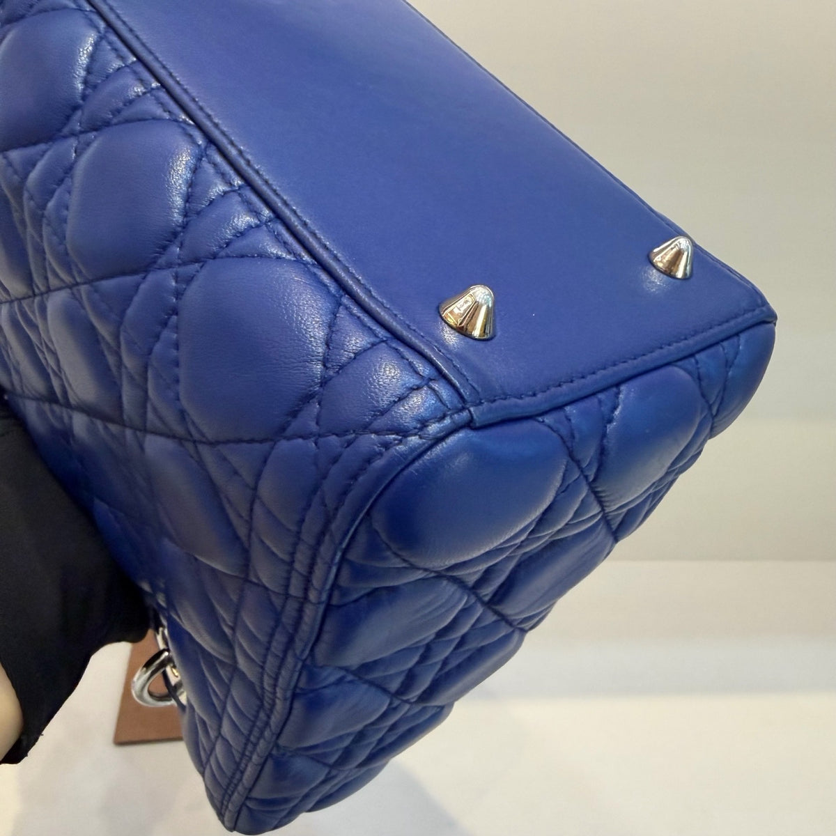 Dior - Lady Dior Medium - Leather - Blue - (medium)