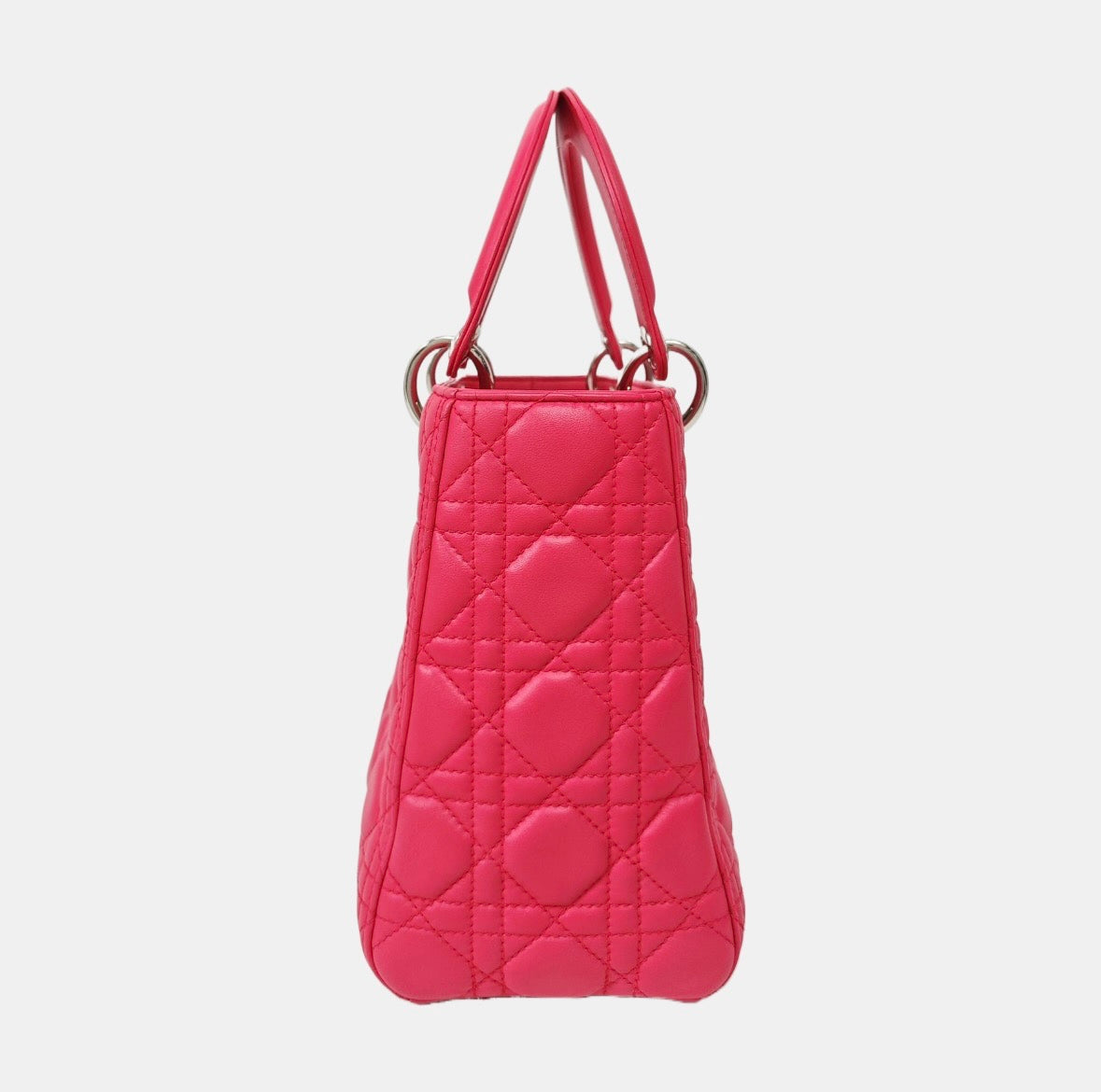 Dior - Lady Dior Medium - Leather - Pink - (medium)