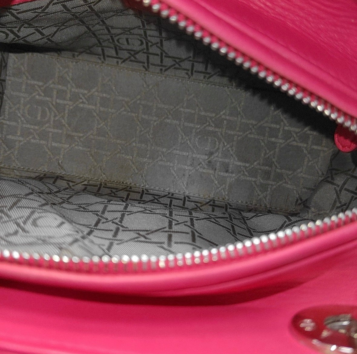 Dior - Lady Dior Medium - Leather - Pink - (medium)